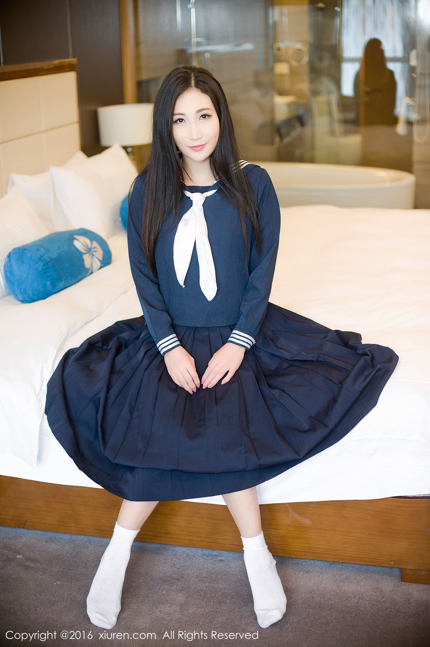 Wendy智秀《日系不良校服、婀娜粉色芭蕾服》 [秀人网XiuRen] No.654
