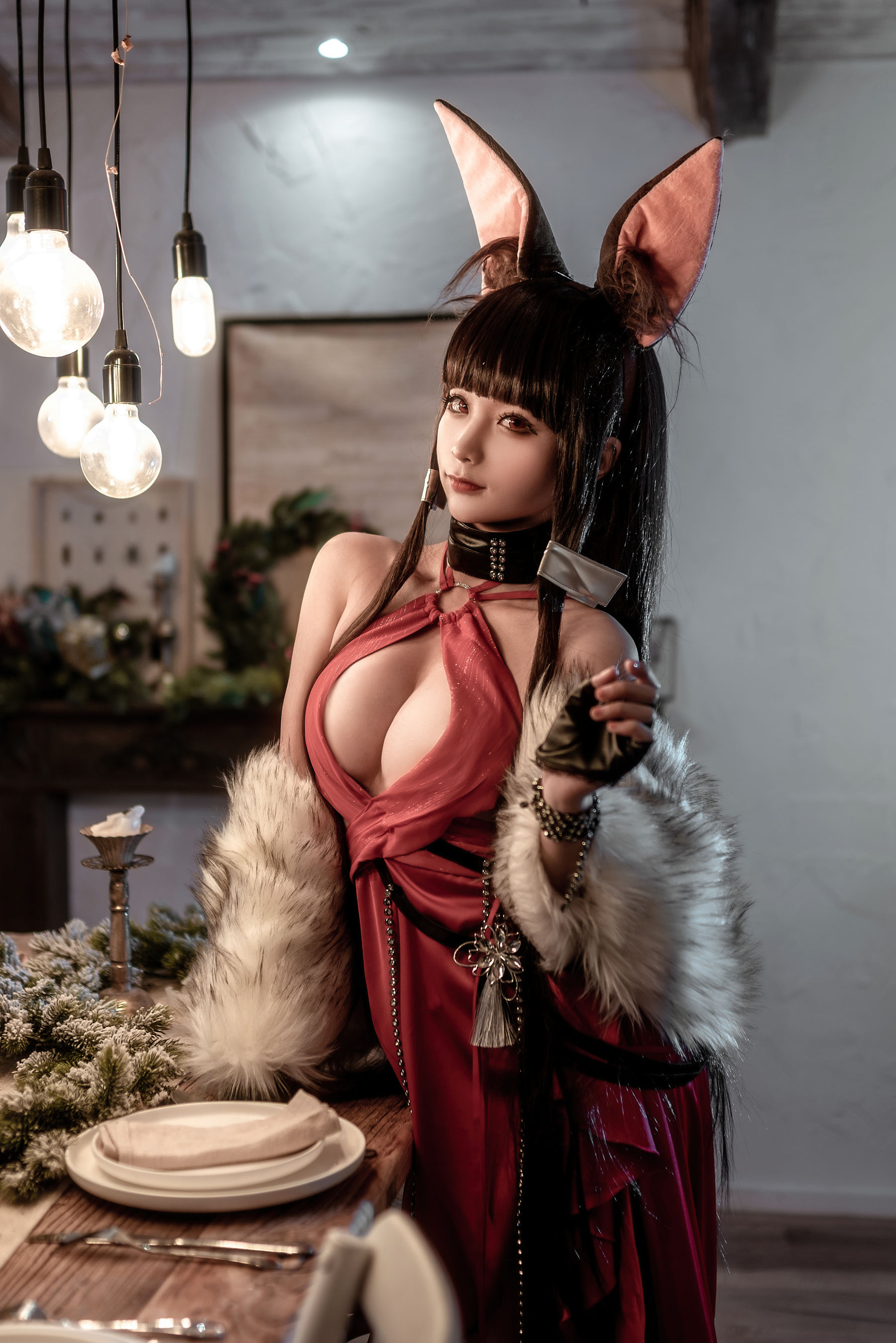 动漫博主蠢沫沫 - Akagi Ruby-Laced Beauty (Azur Lane)