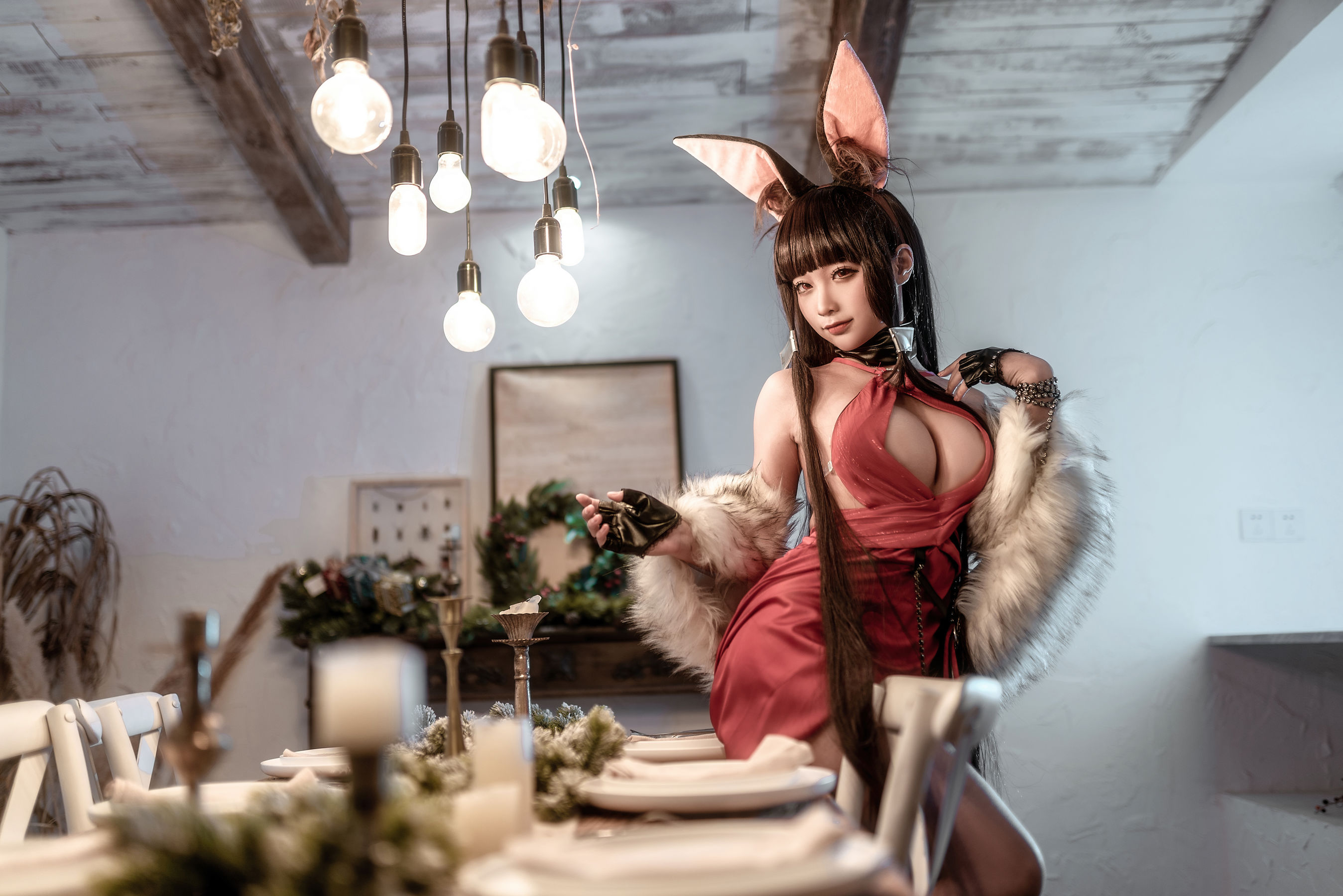 动漫博主蠢沫沫 - Akagi Ruby-Laced Beauty (Azur Lane)