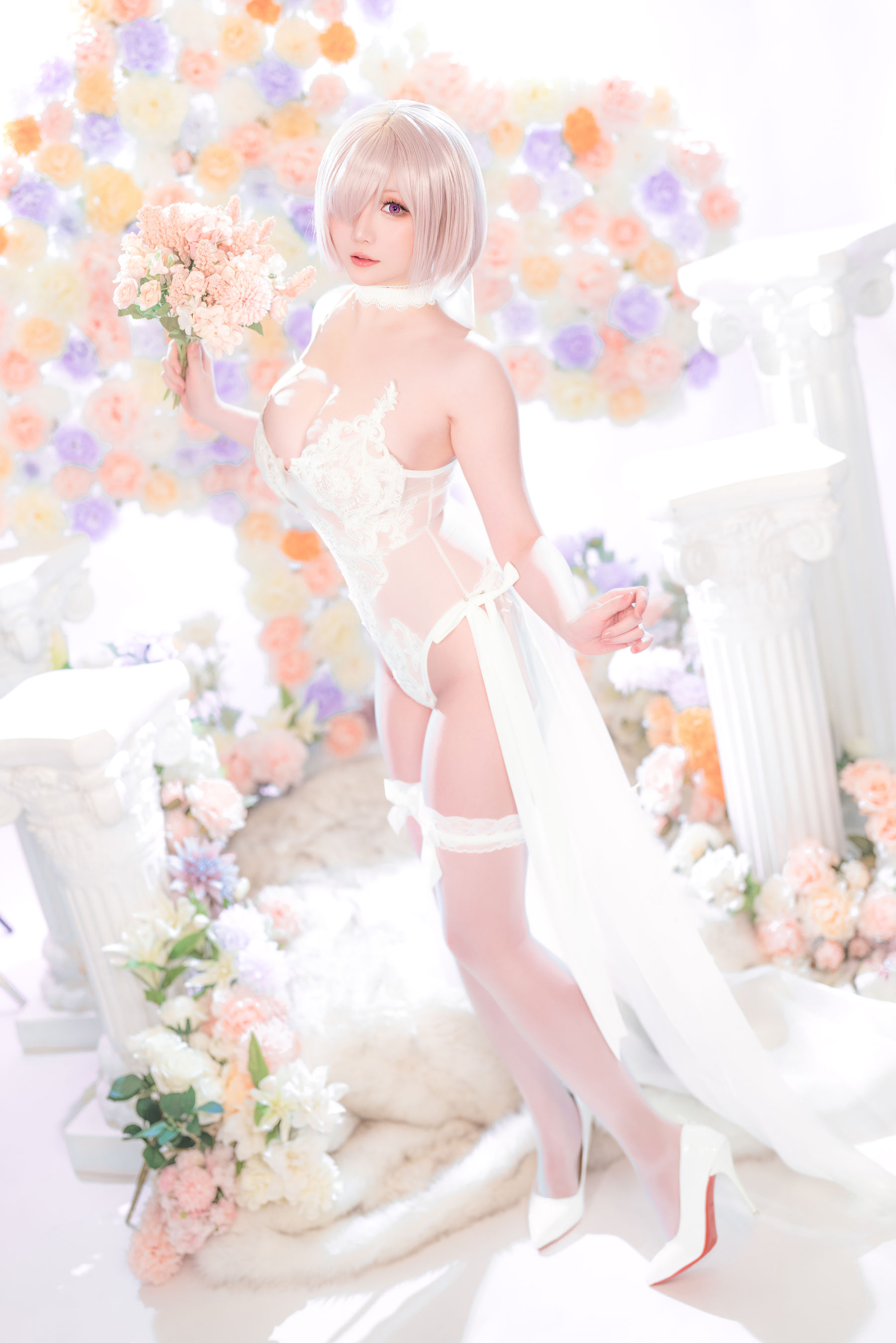 Coser小姐姐星之迟迟 - 玛修同人婚纱