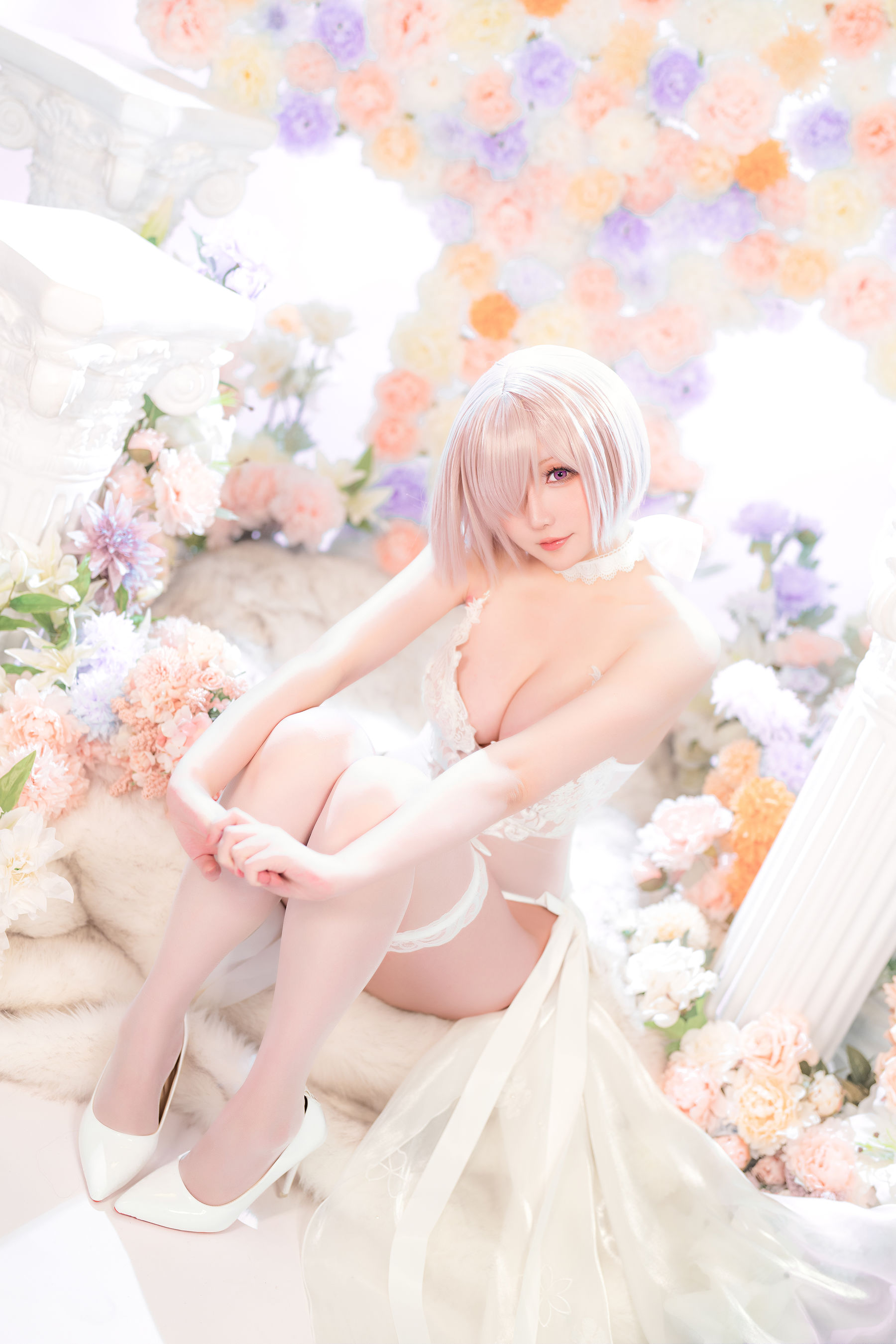 Coser小姐姐星之迟迟 - 玛修同人婚纱
