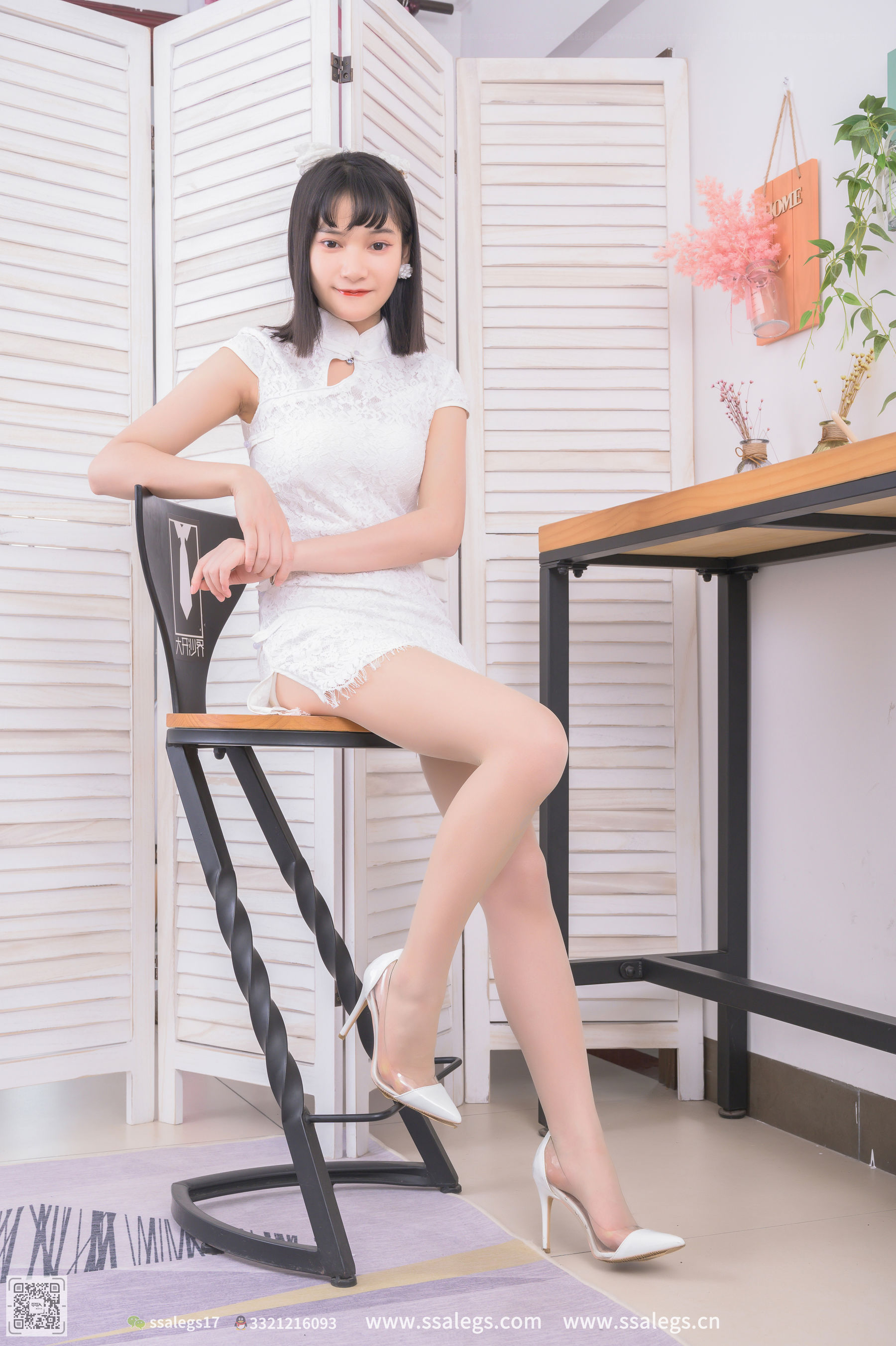 [SSA丝社]超清写真 No.505 冰冰 旗袍（上） - 图片03