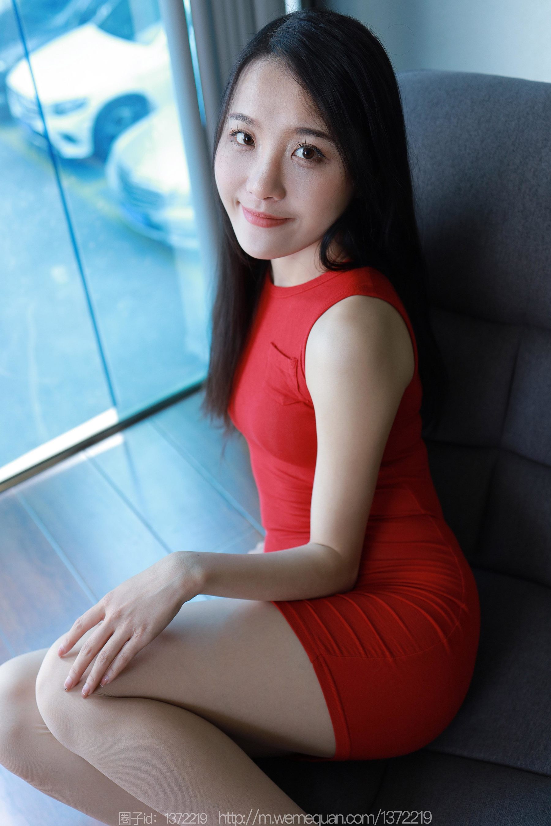 IESS异思趣向 - 模特：婉萍 《红色包臀裙》