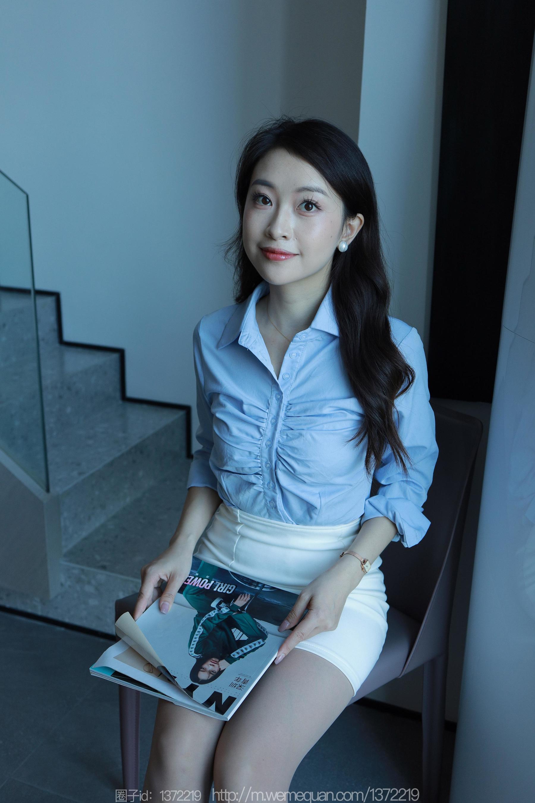 IESS异思趣向 - 模特：小婕 《蓝领佳人》