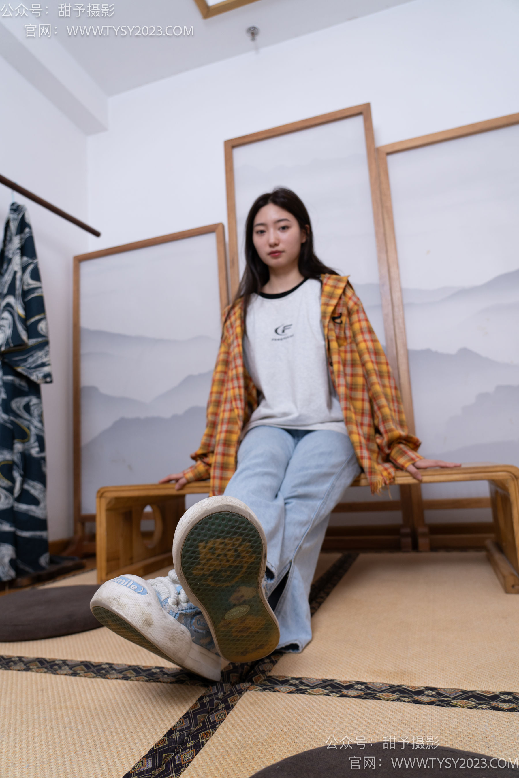 甜予摄影 No.078 雪梨 -帆布鞋、白棉袜、裸足 - 图片06