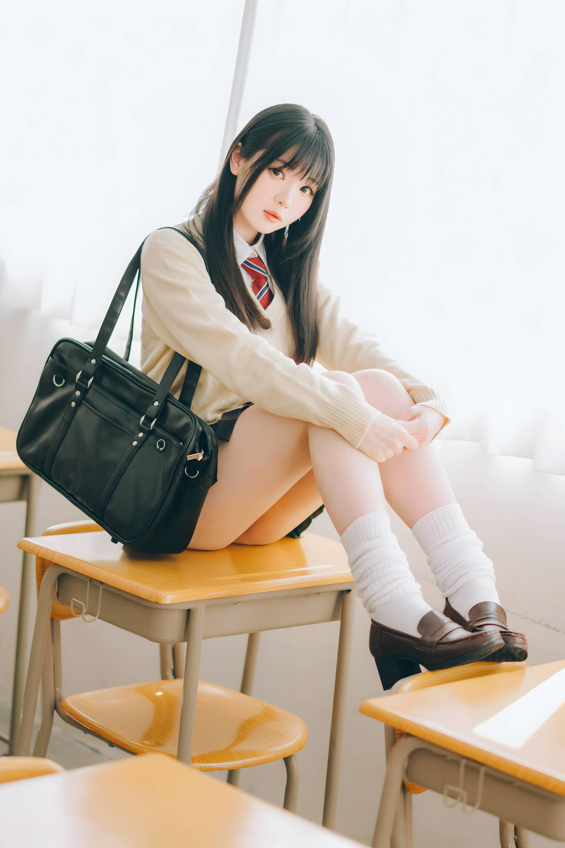 微博妹纸霜月shimo - 隣のサキュバス霜月さん vol.01