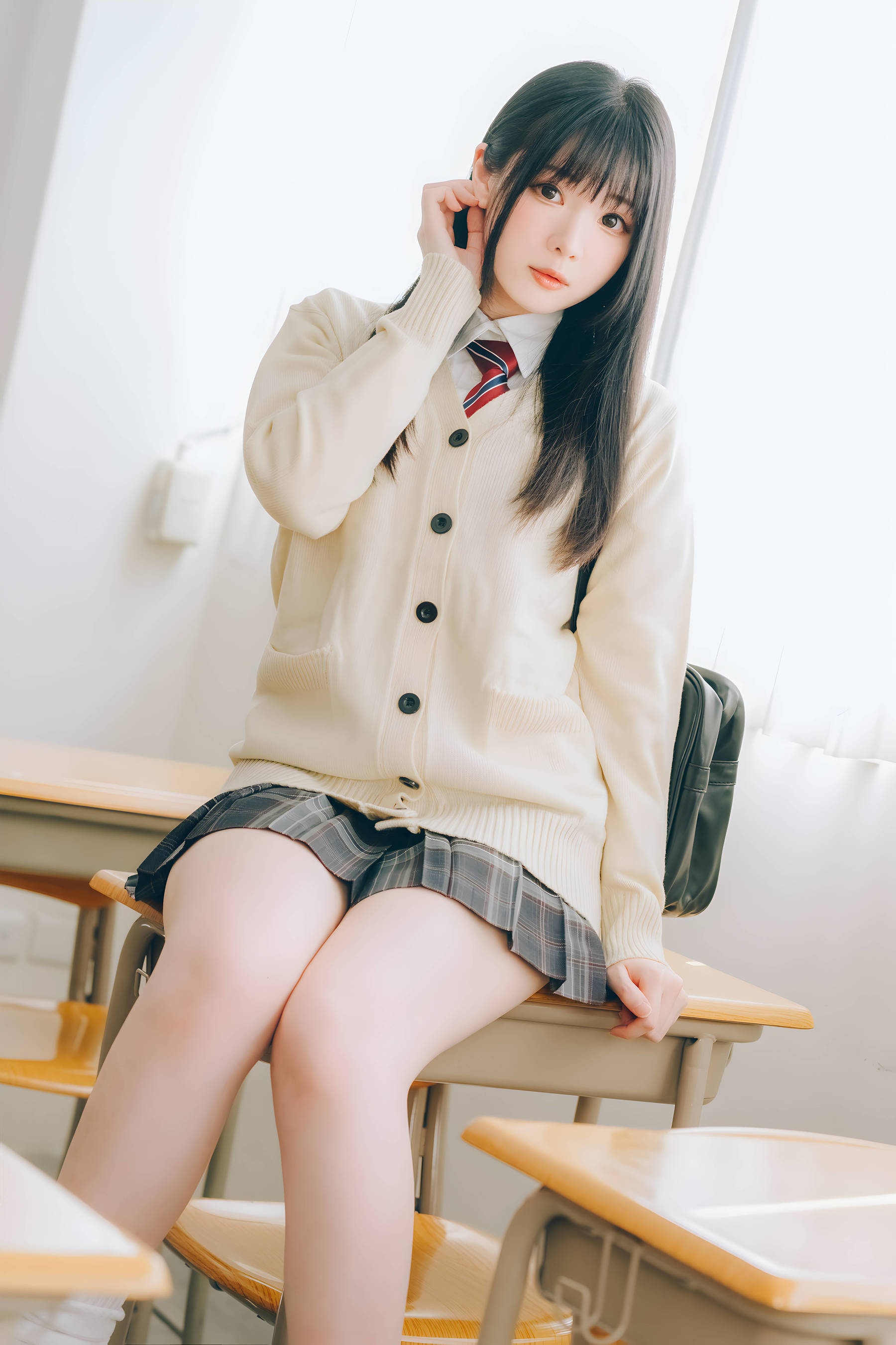 微博妹纸霜月shimo - 隣のサキュバス霜月さん vol.01
