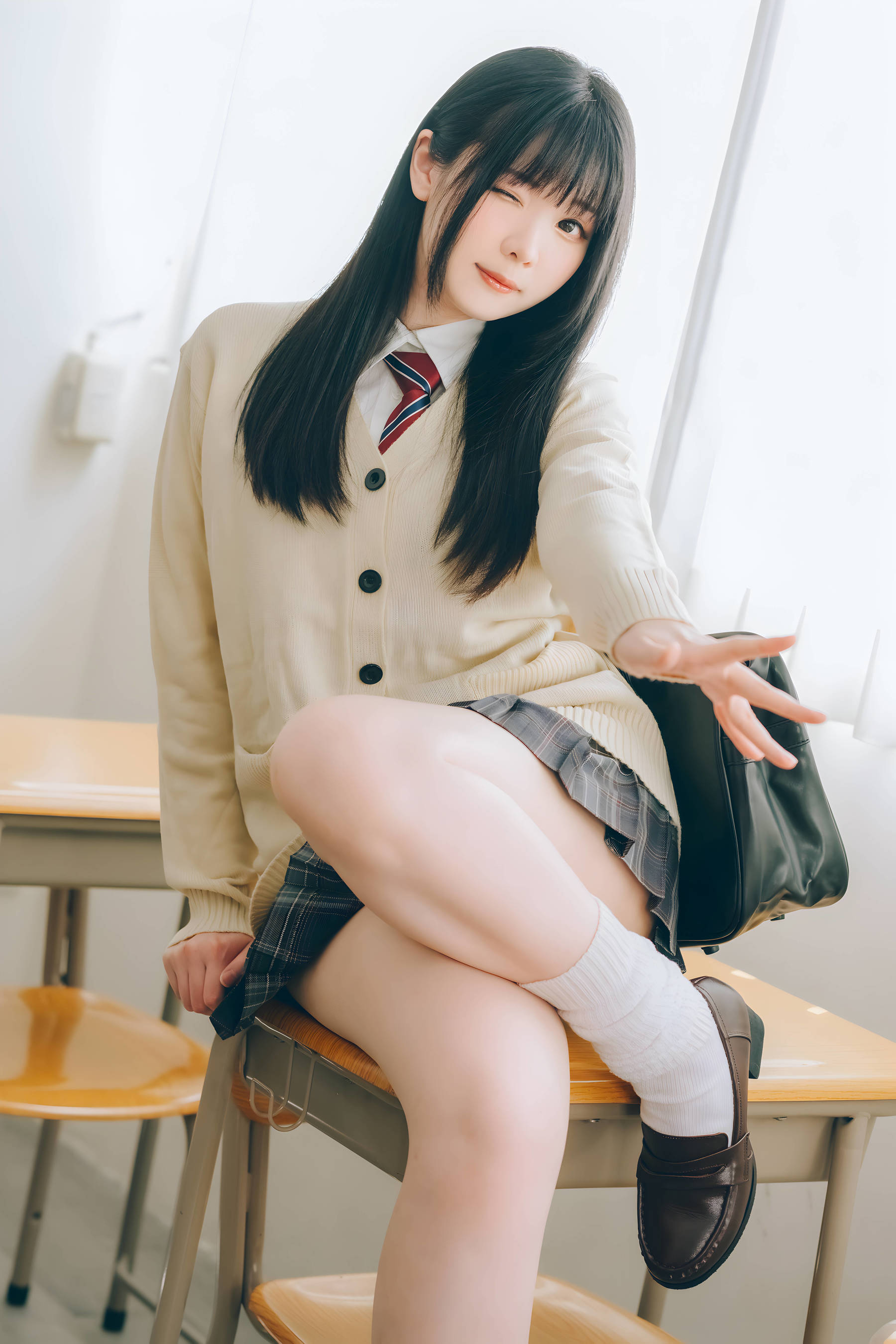 微博妹纸霜月shimo - 隣のサキュバス霜月さん vol.01