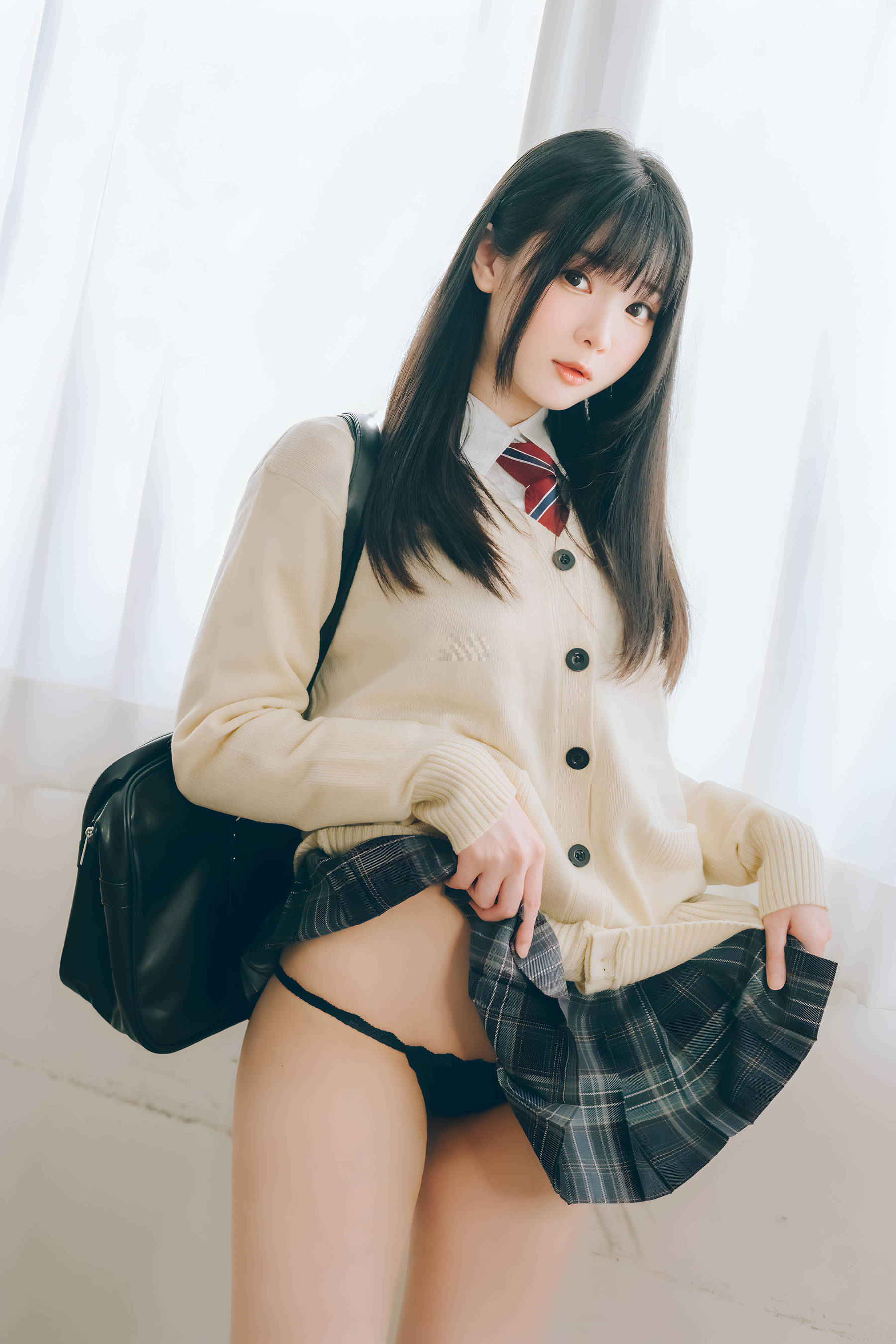 微博妹纸霜月shimo - 隣のサキュバス霜月さん vol.01