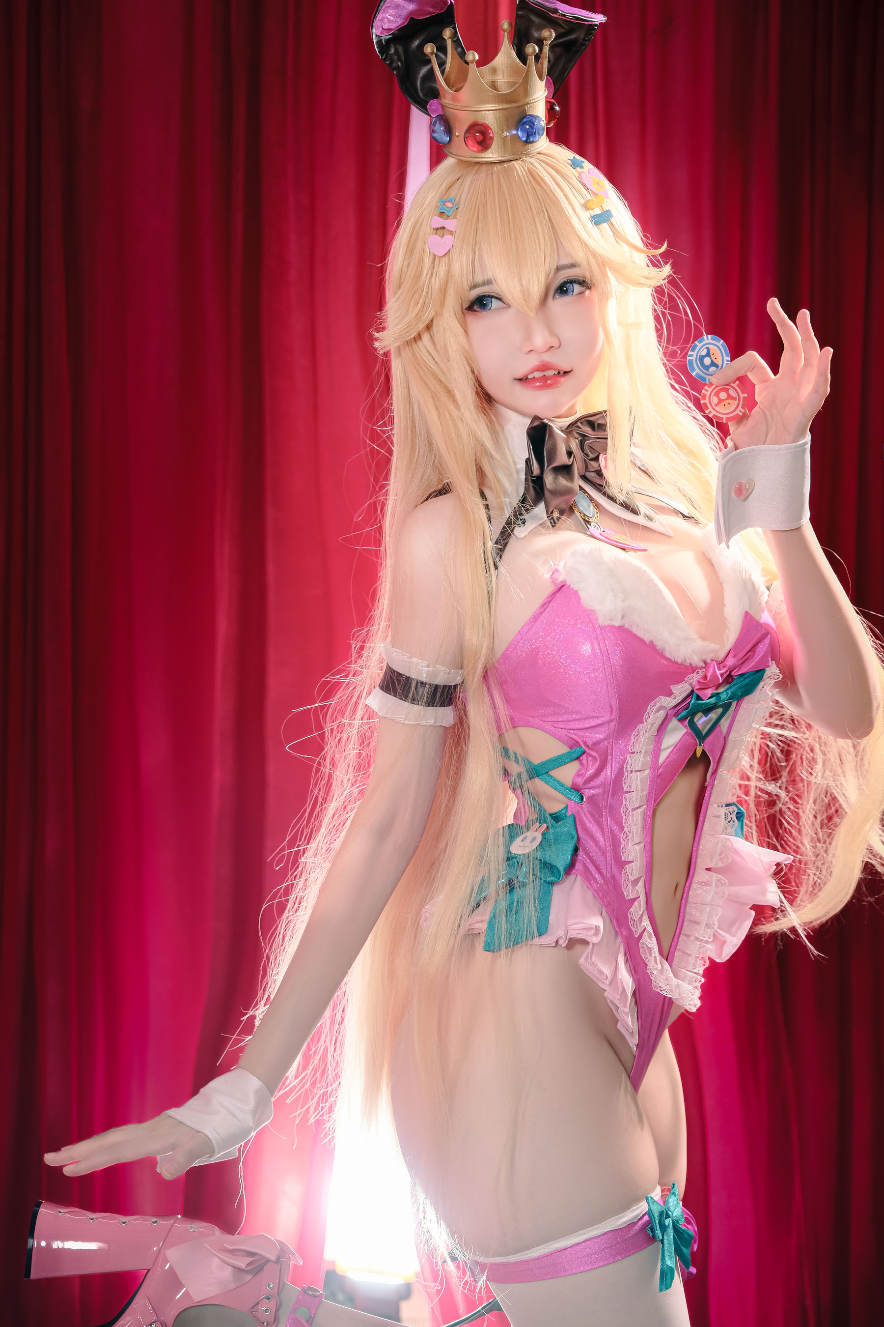 Coser小姐姐 Potato Godzilla - Peach Bunny Girl