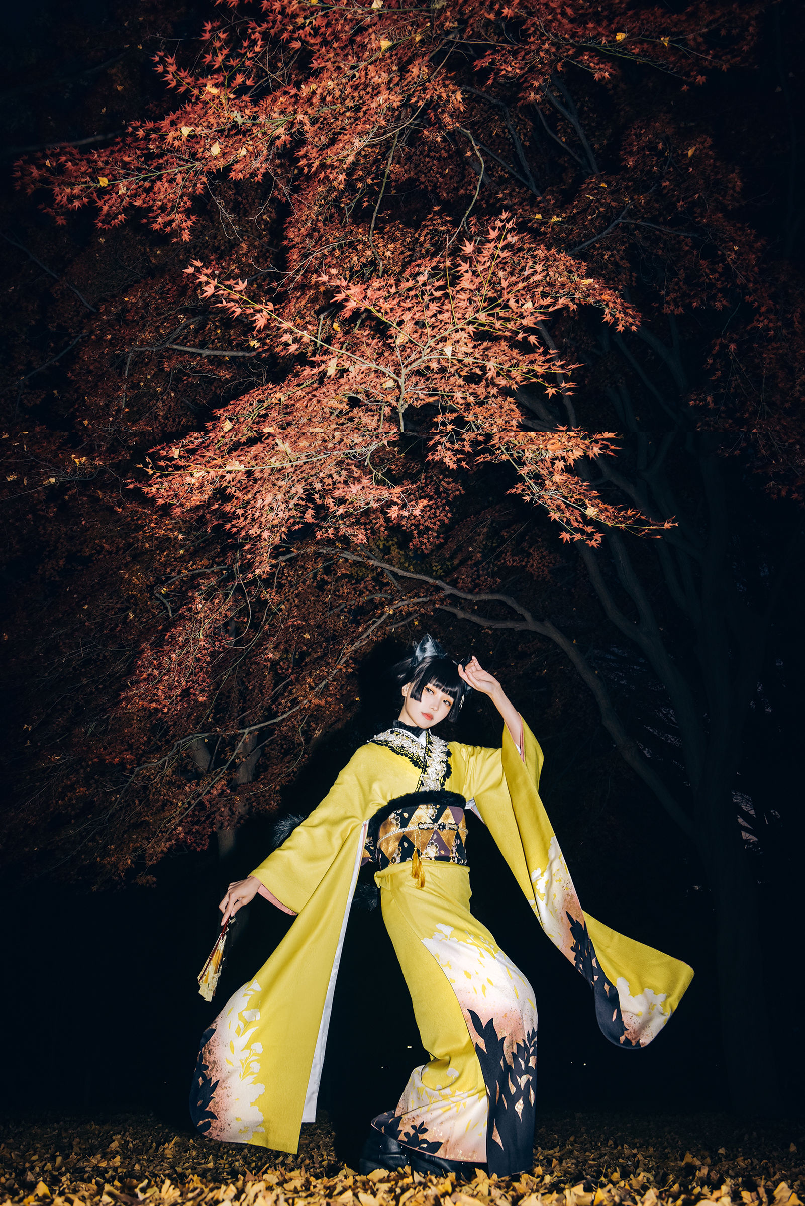 Ely_eee (ElyEE子) - Ginkgo Black Cat 銀杏黑貓