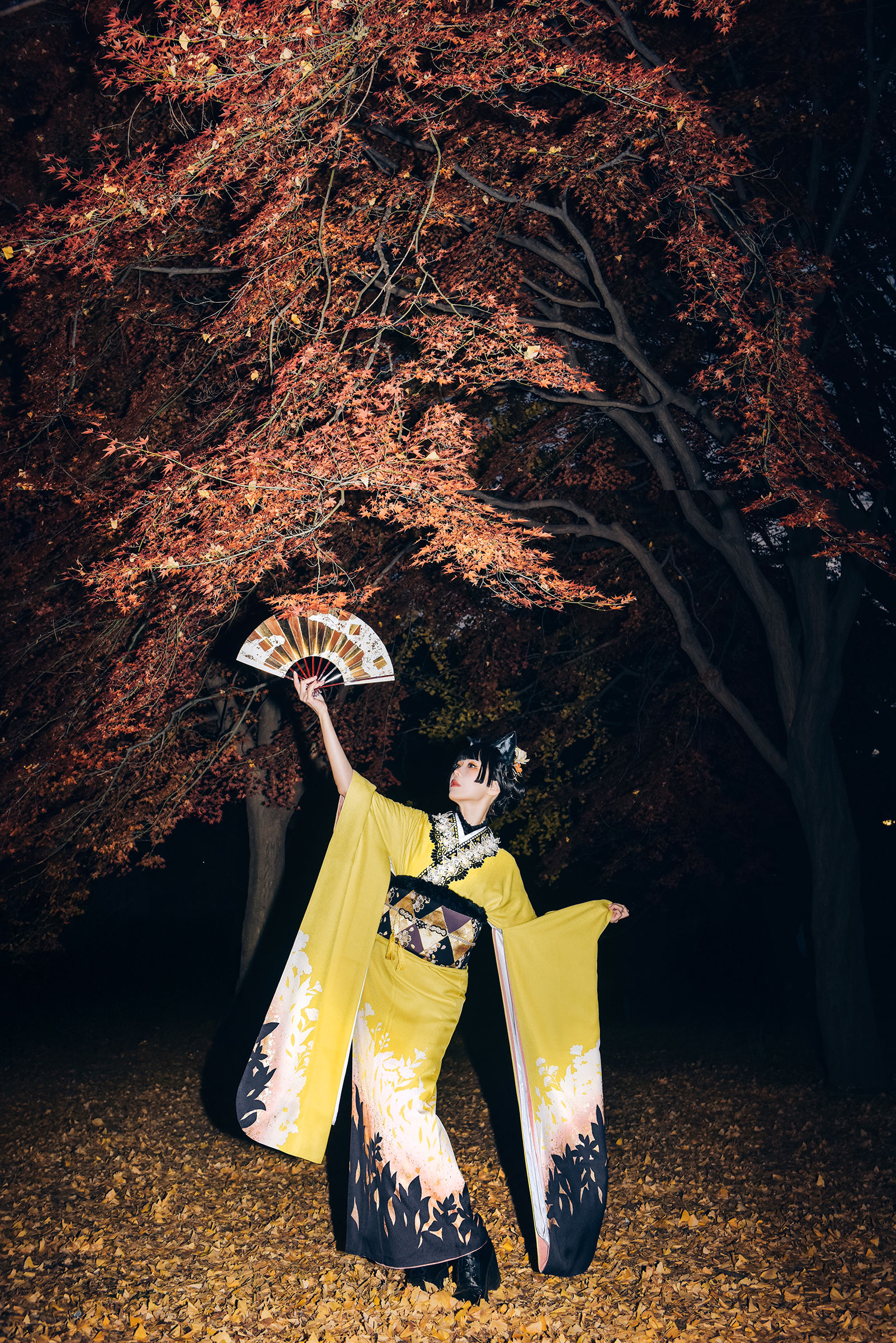 Ely_eee (ElyEE子) - Ginkgo Black Cat 銀杏黑貓