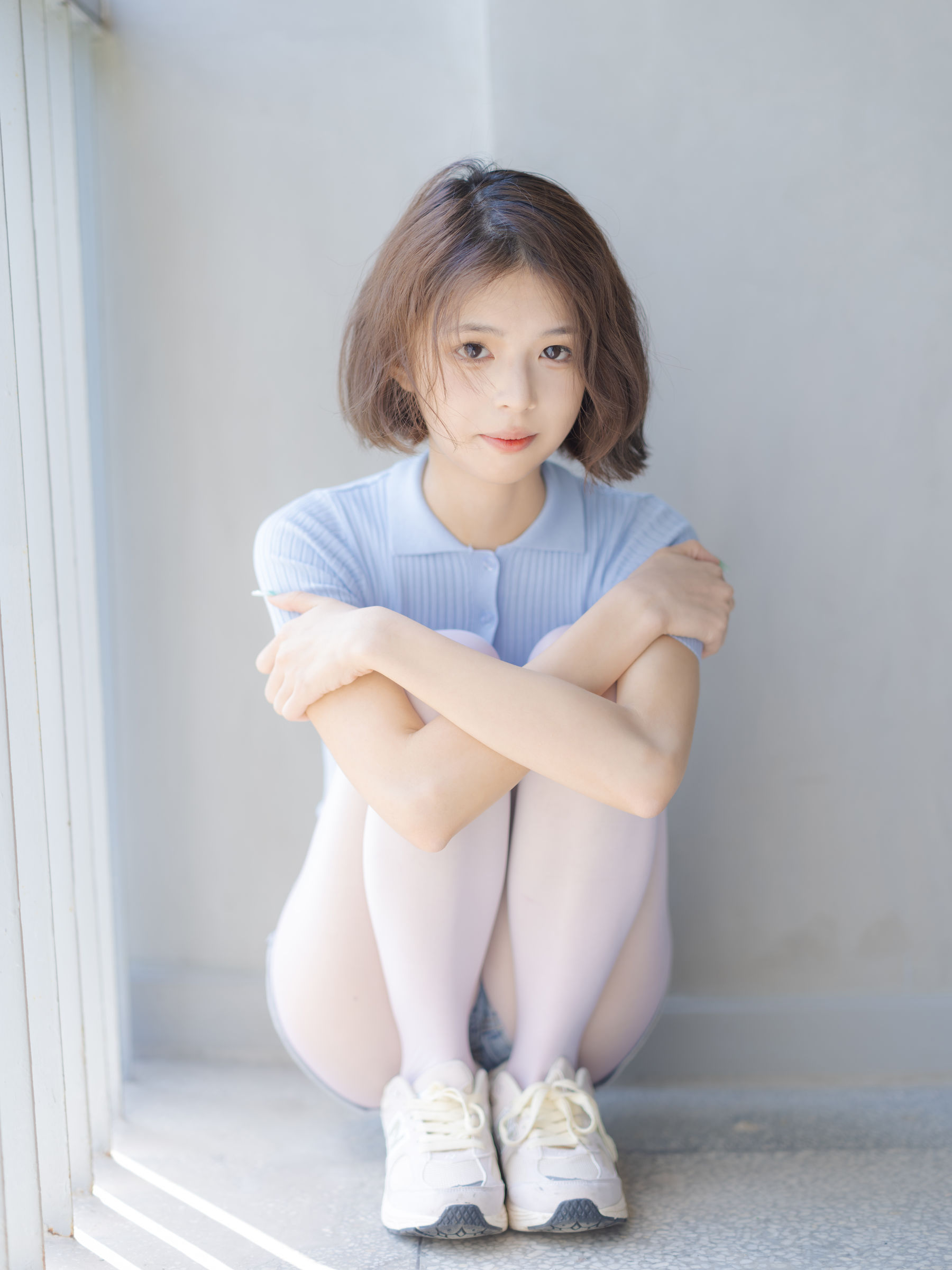 森萝财团写真 - 媛媛 试拍 15D超薄白丝 - 图片03