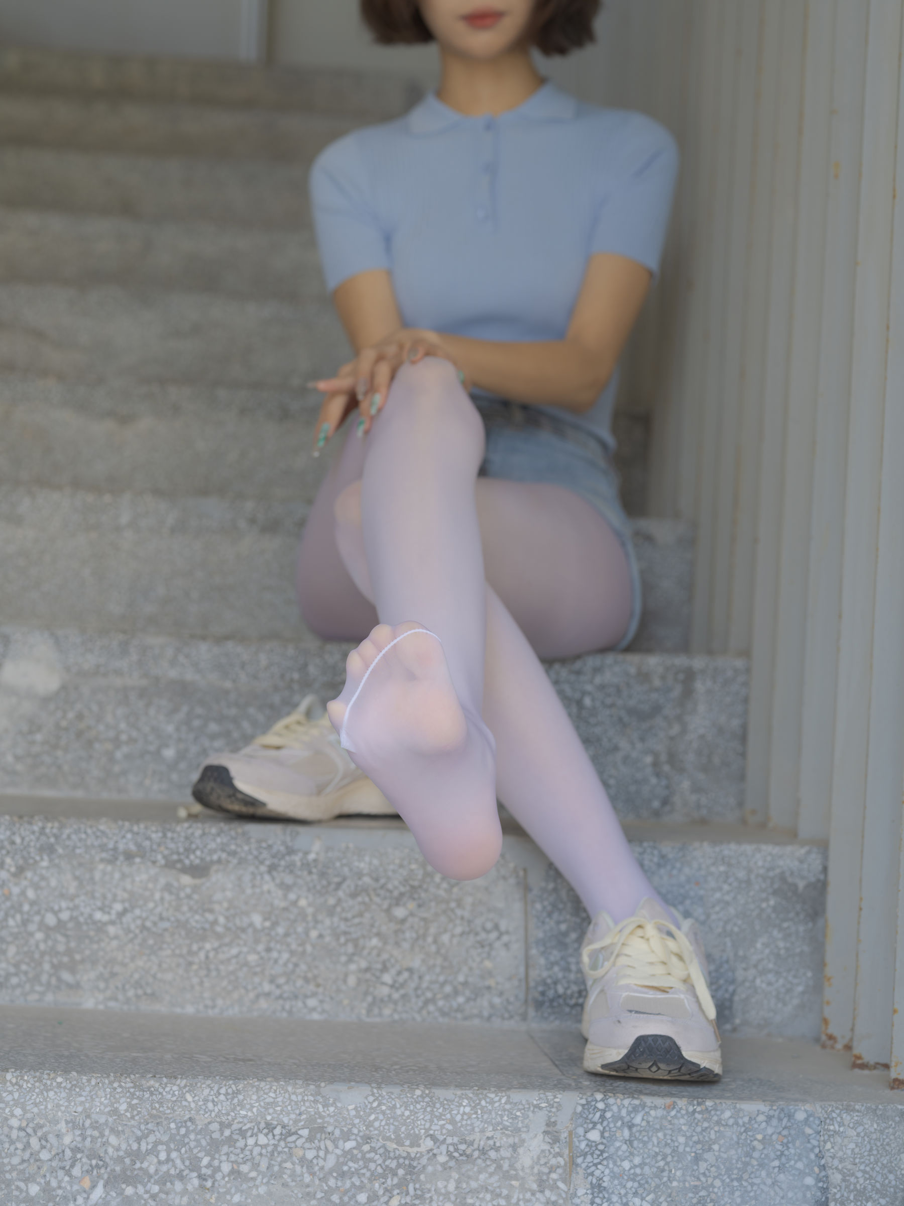 森萝财团写真 - 媛媛 试拍 15D超薄白丝 - 图片07
