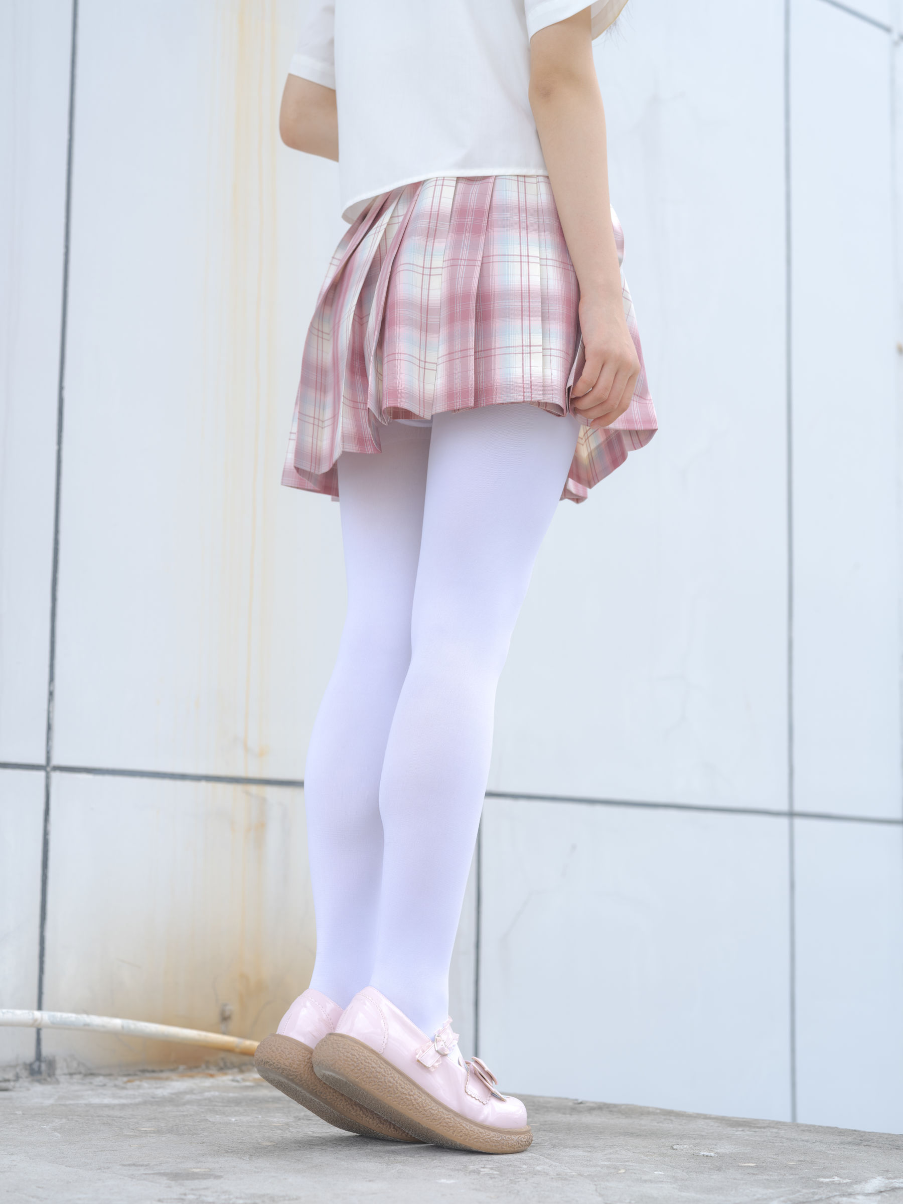 森萝财团写真 - 小圆 试拍 JKJK格子裙 80D - 图片04