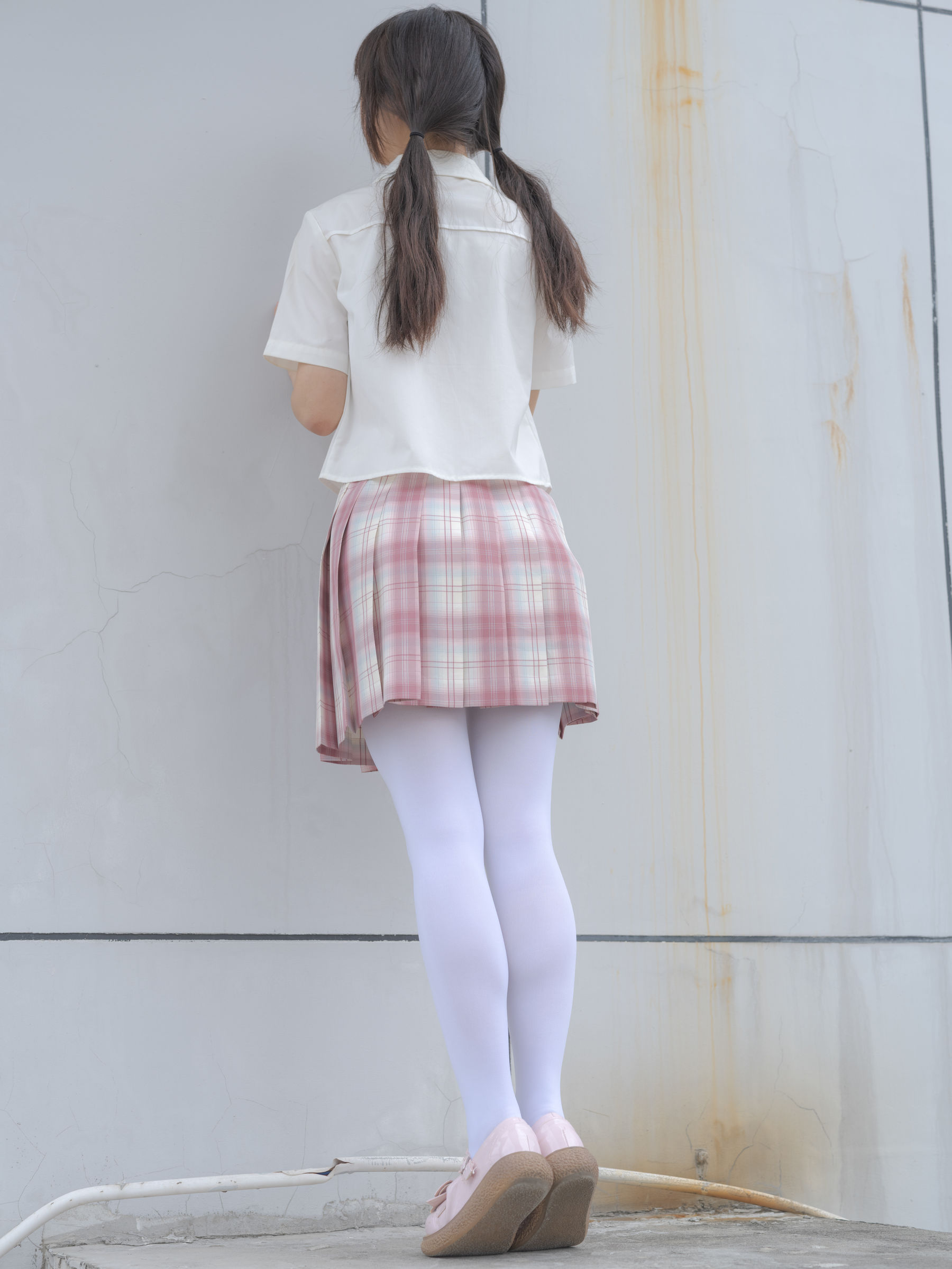 森萝财团写真 - 小圆 试拍 JKJK格子裙 80D - 图片06