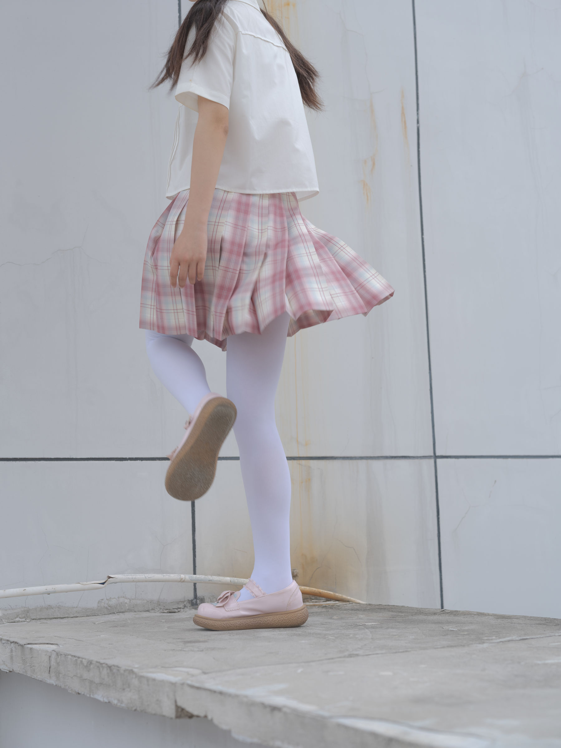 森萝财团写真 - 小圆 试拍 JKJK格子裙 80D - 图片08