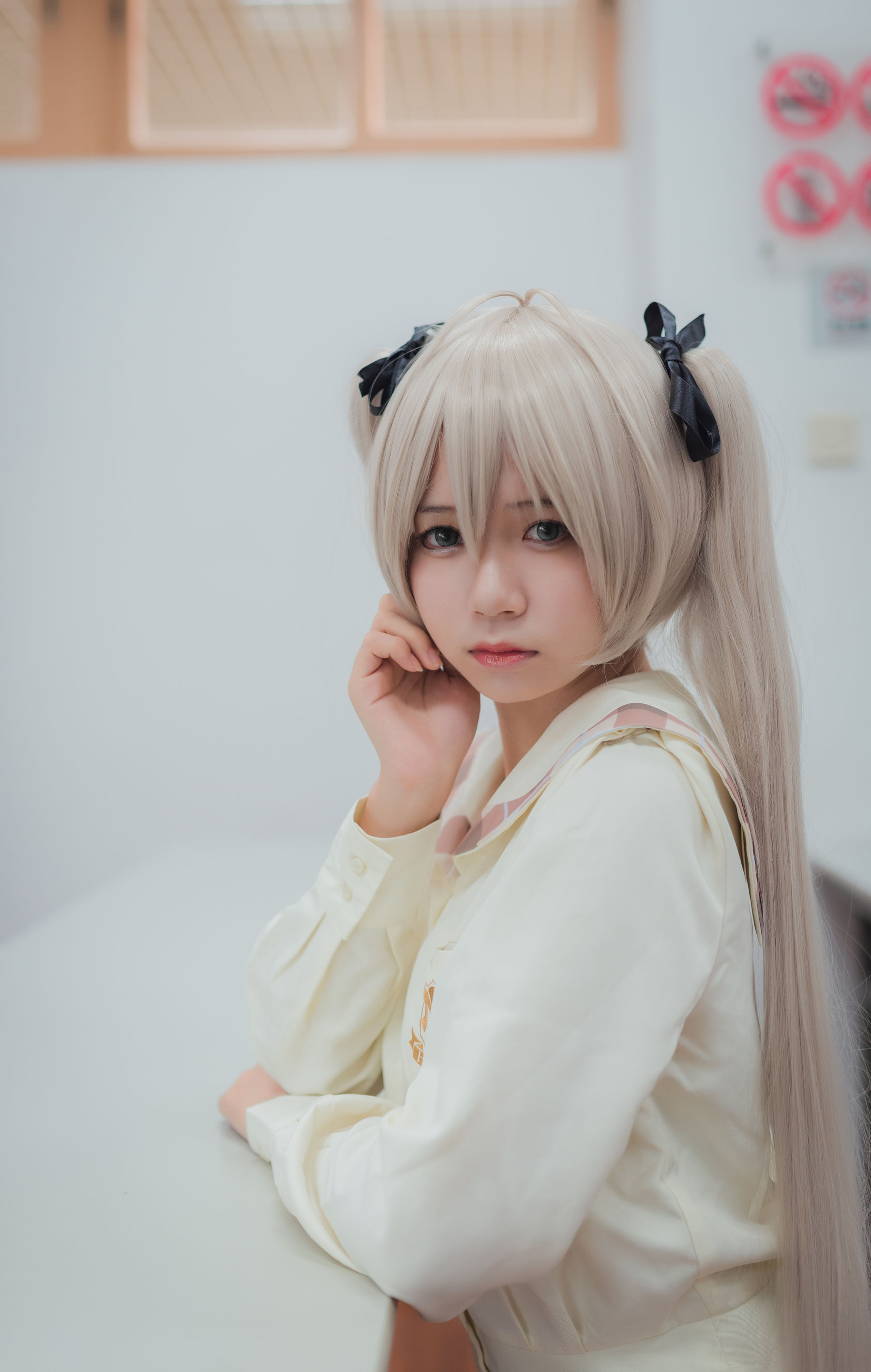 白金Saki写真 - 五更琉璃 校服