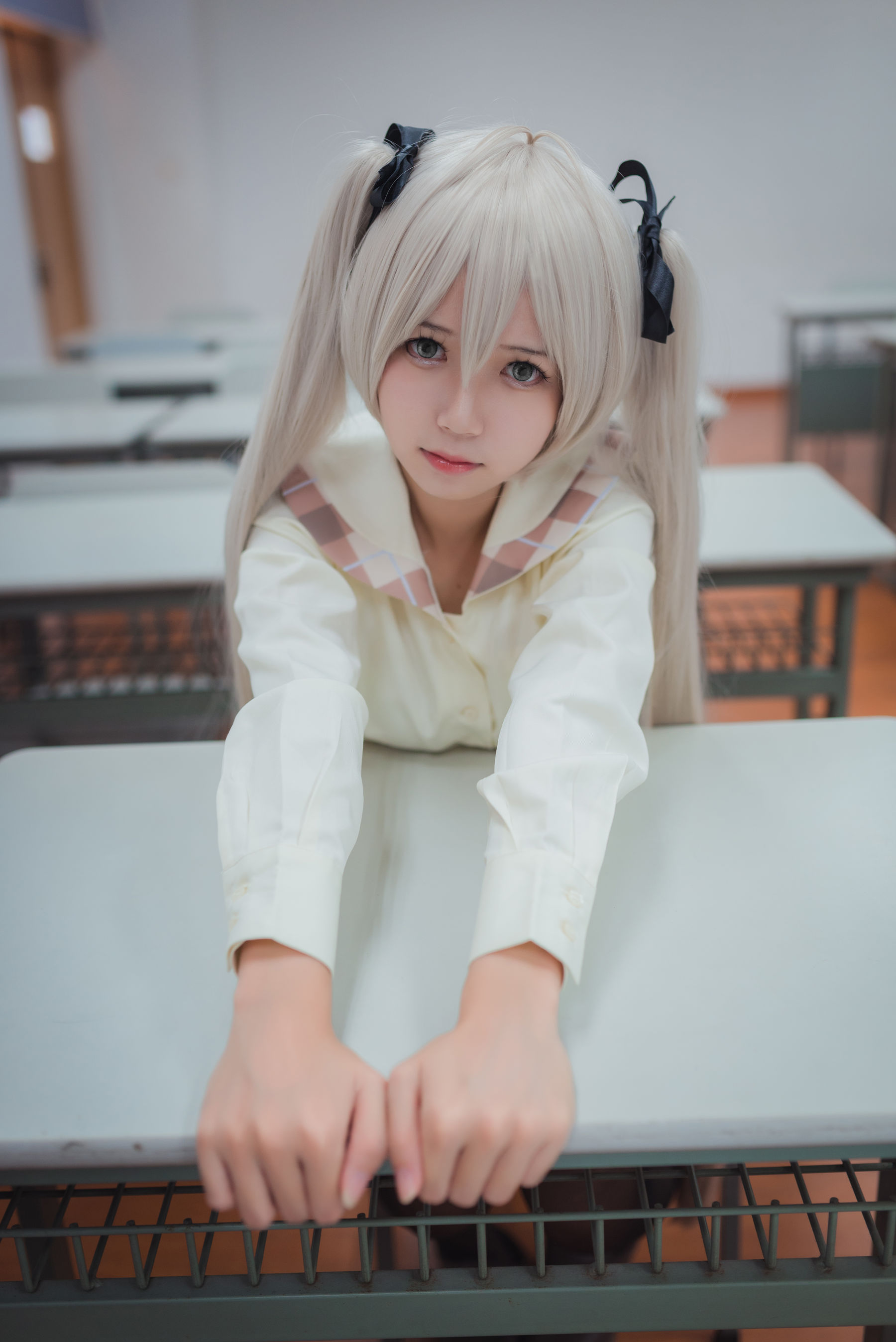 白金Saki写真 - 五更琉璃 校服