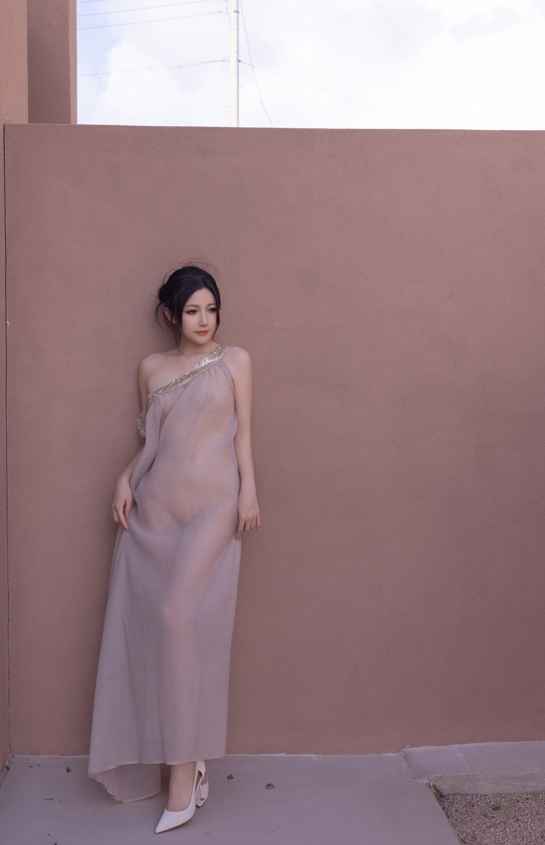 鱼子酱 抹胸女人写真