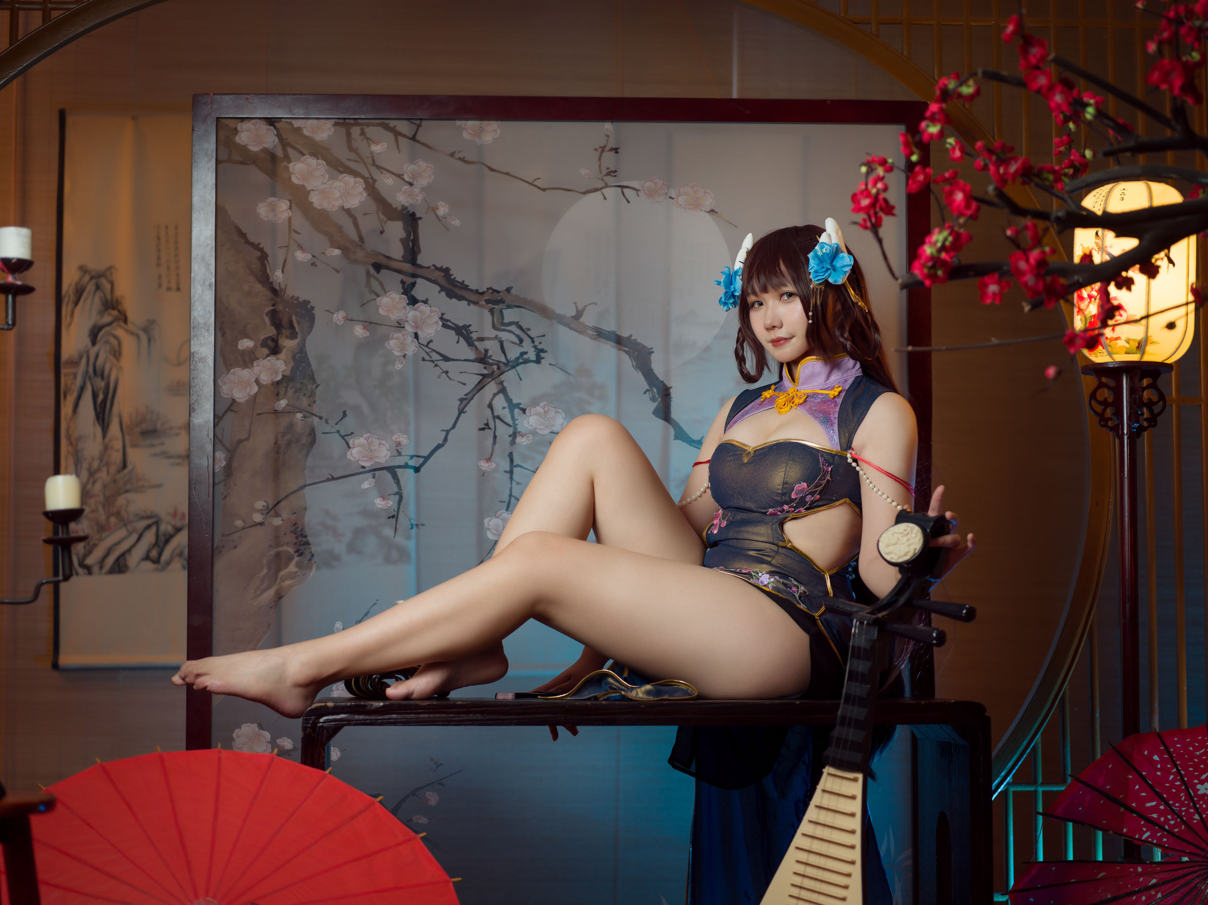 麻花麻花酱 - 比睿旗袍