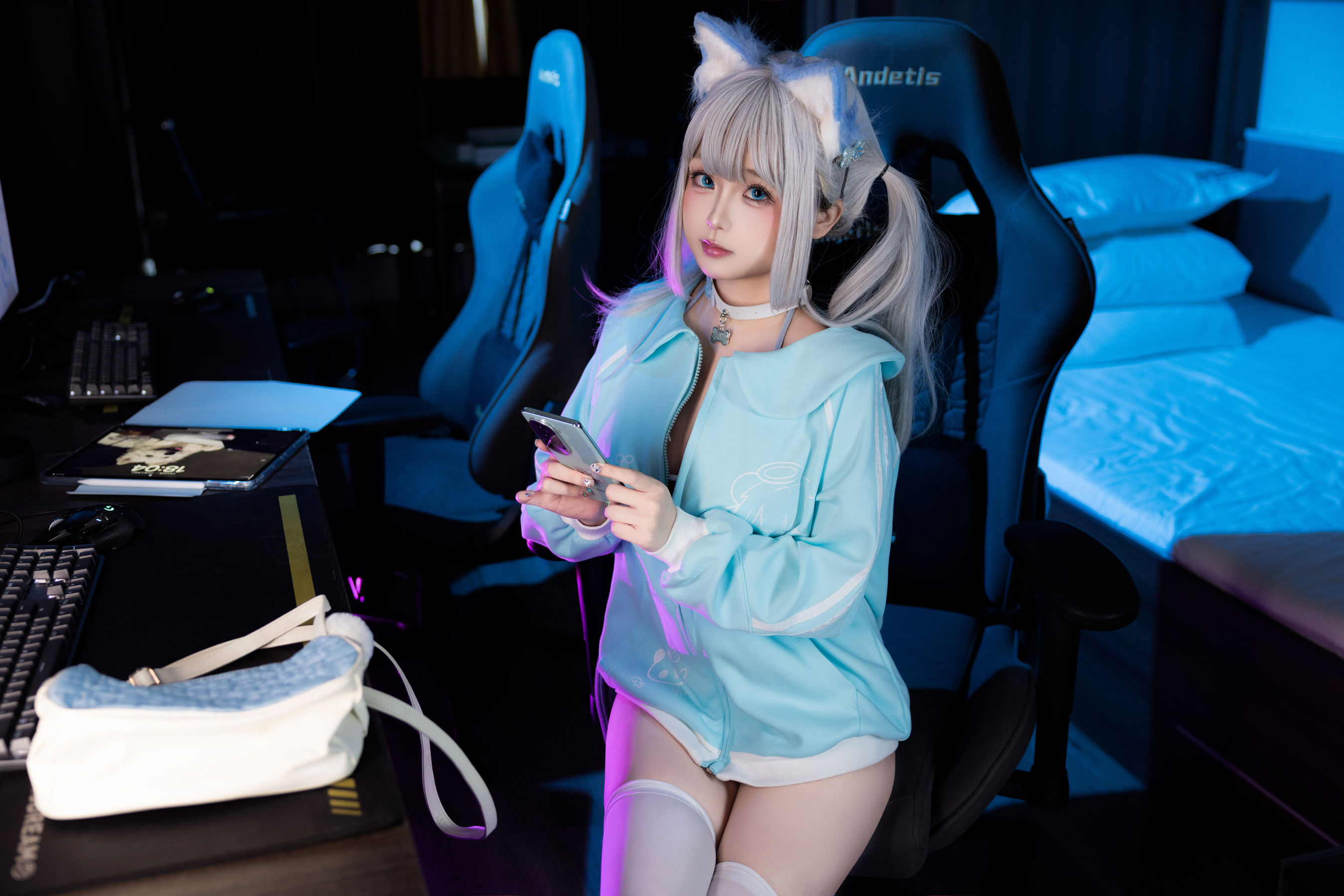 Cosplay 日奈娇 - 与网友的线下见面