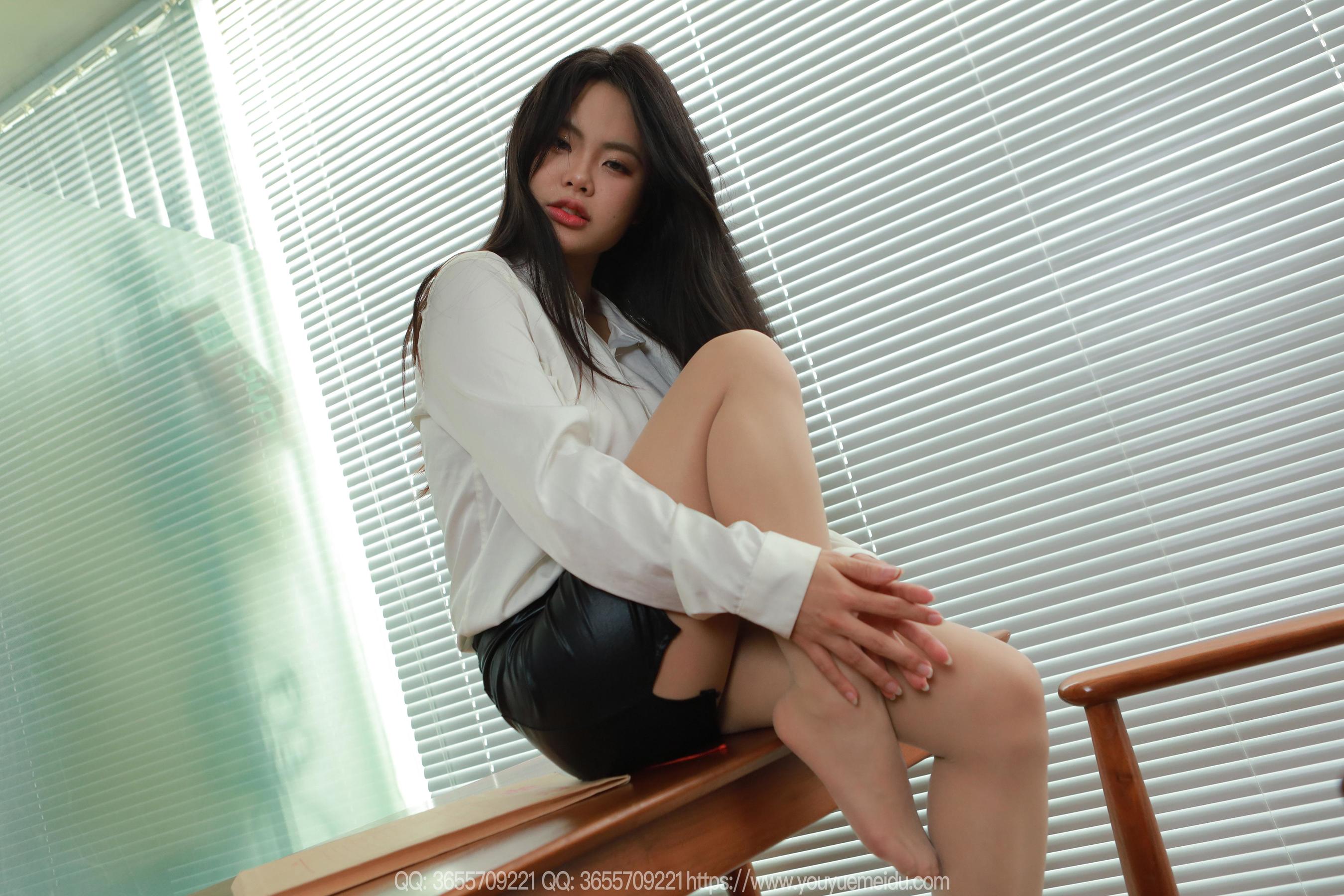 IESS异思趣向 - 模特： 兔兔 《白色OL（下）》 - 图片04