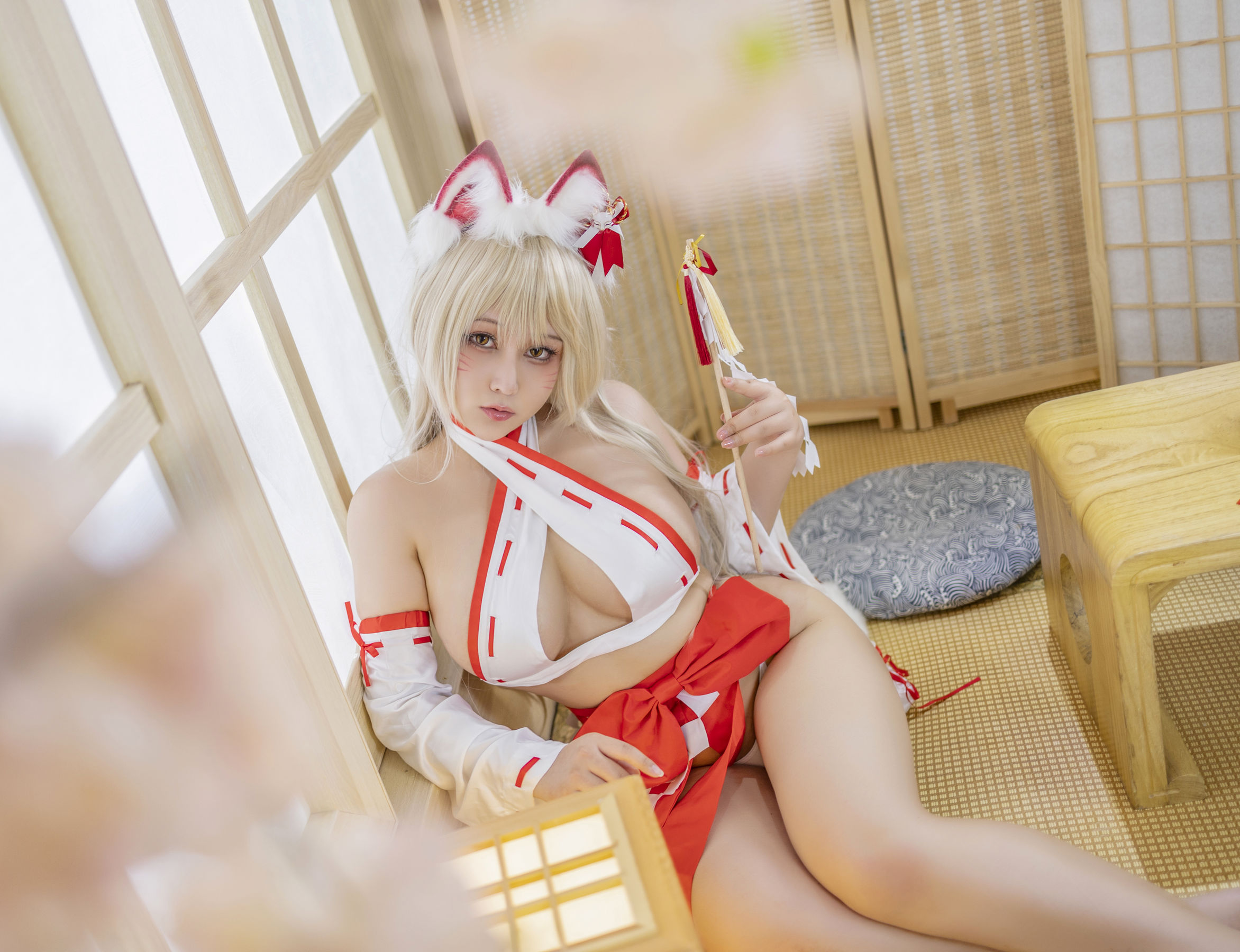 KANEKO_咔喵 - 狐狸巫女 - 图片07