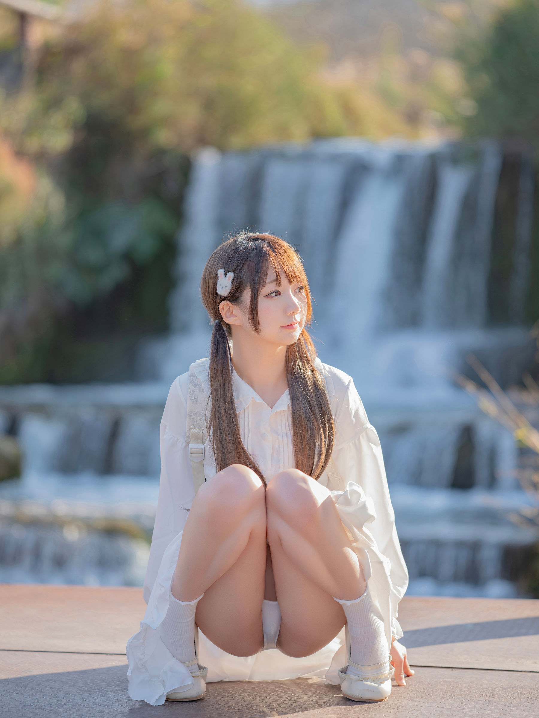 NAGISA 魔物喵 [fantia] - 2025年03月 泡の白いドレス - 图片03