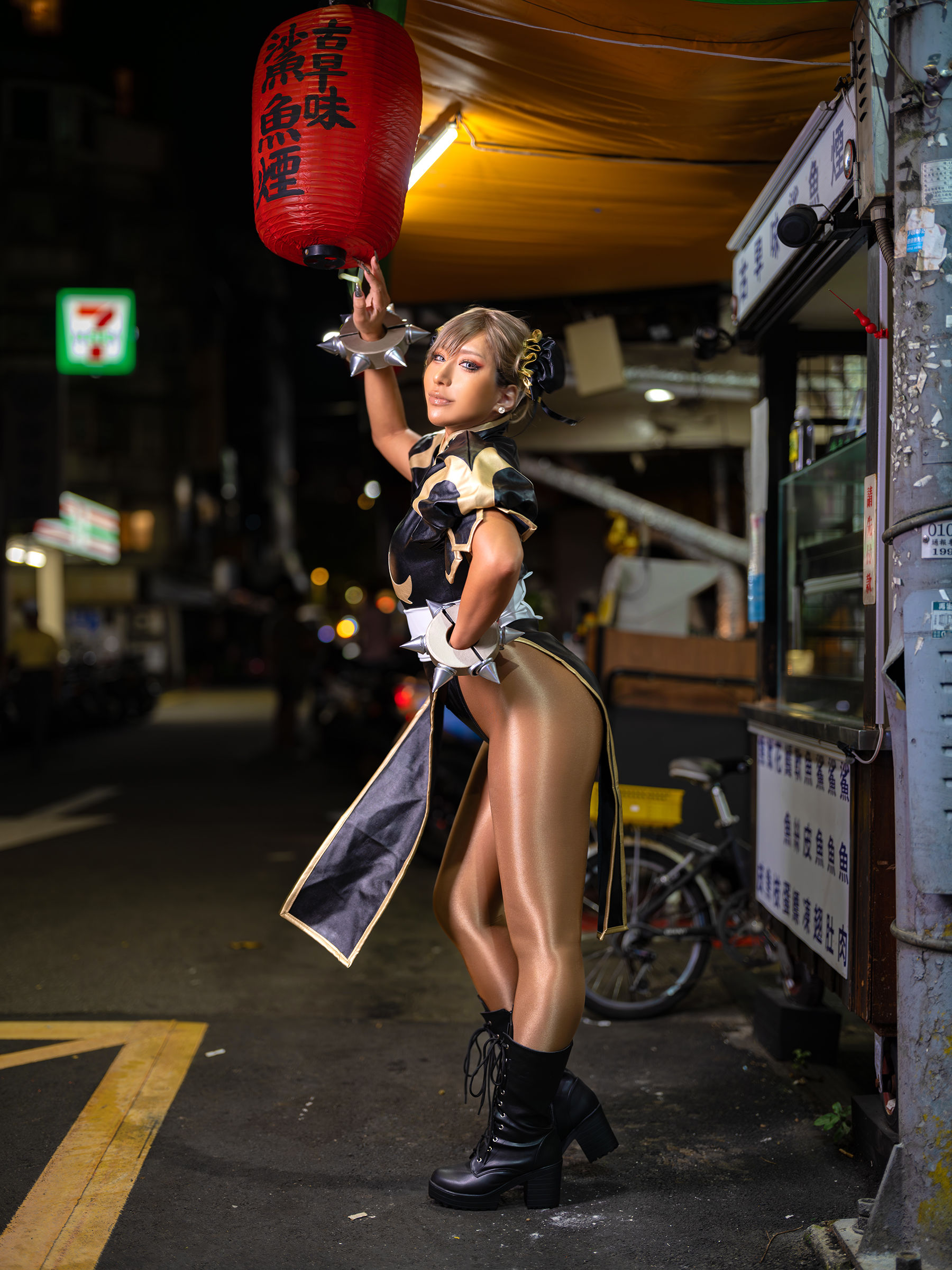 [Cosplay] [nonsummerjack] non - Taiwan Black Chun-Li 台湾黒春麗 - 图片03