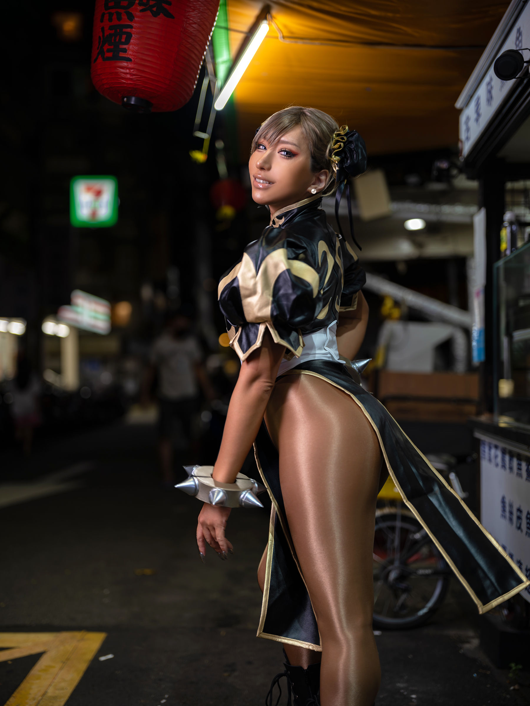 [Cosplay] [nonsummerjack] non - Taiwan Black Chun-Li 台湾黒春麗 - 图片08