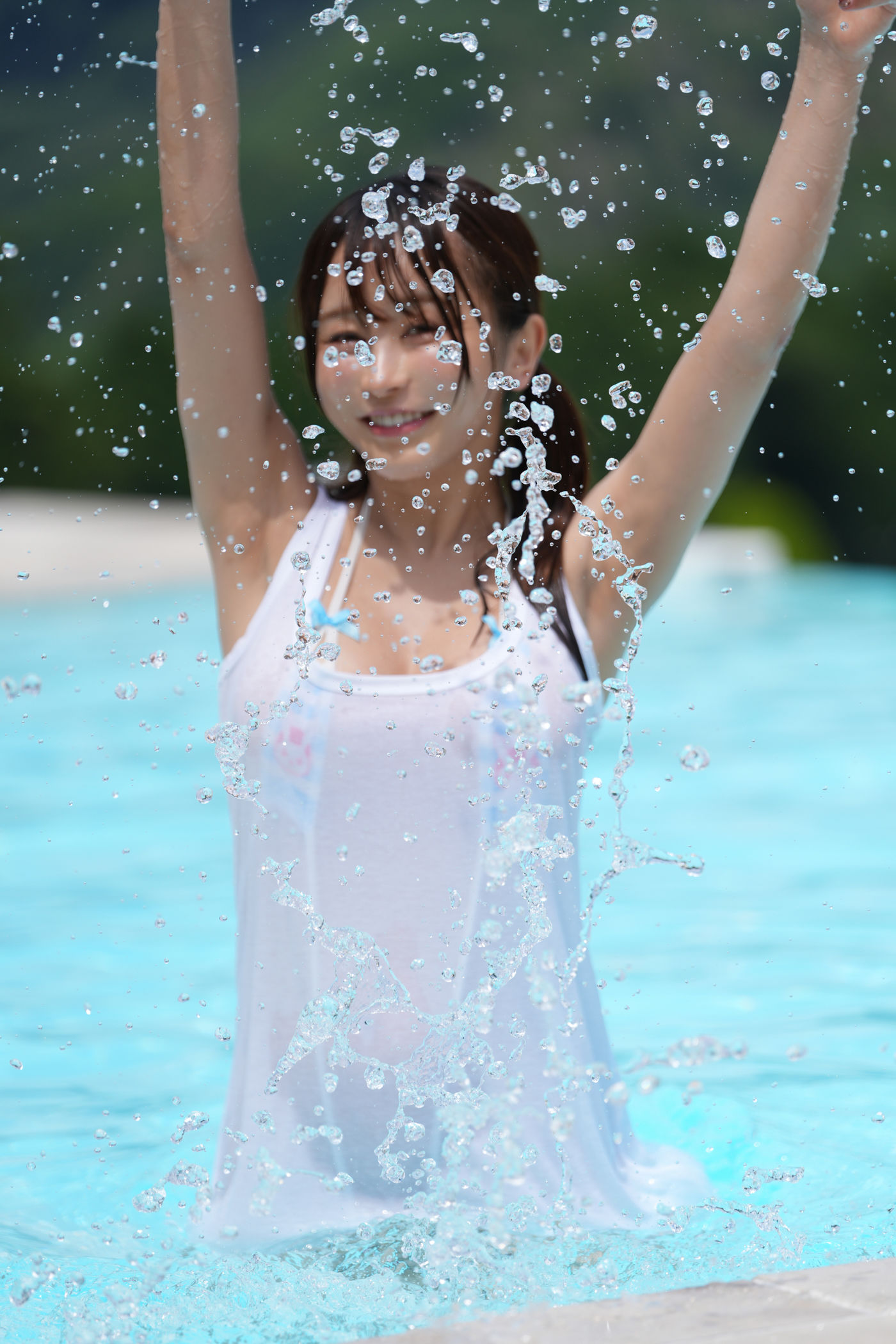 いくみ – (193iKkyu3) [Fantia] 2024年07月 Wet and See-Through in the Summer - 图片06