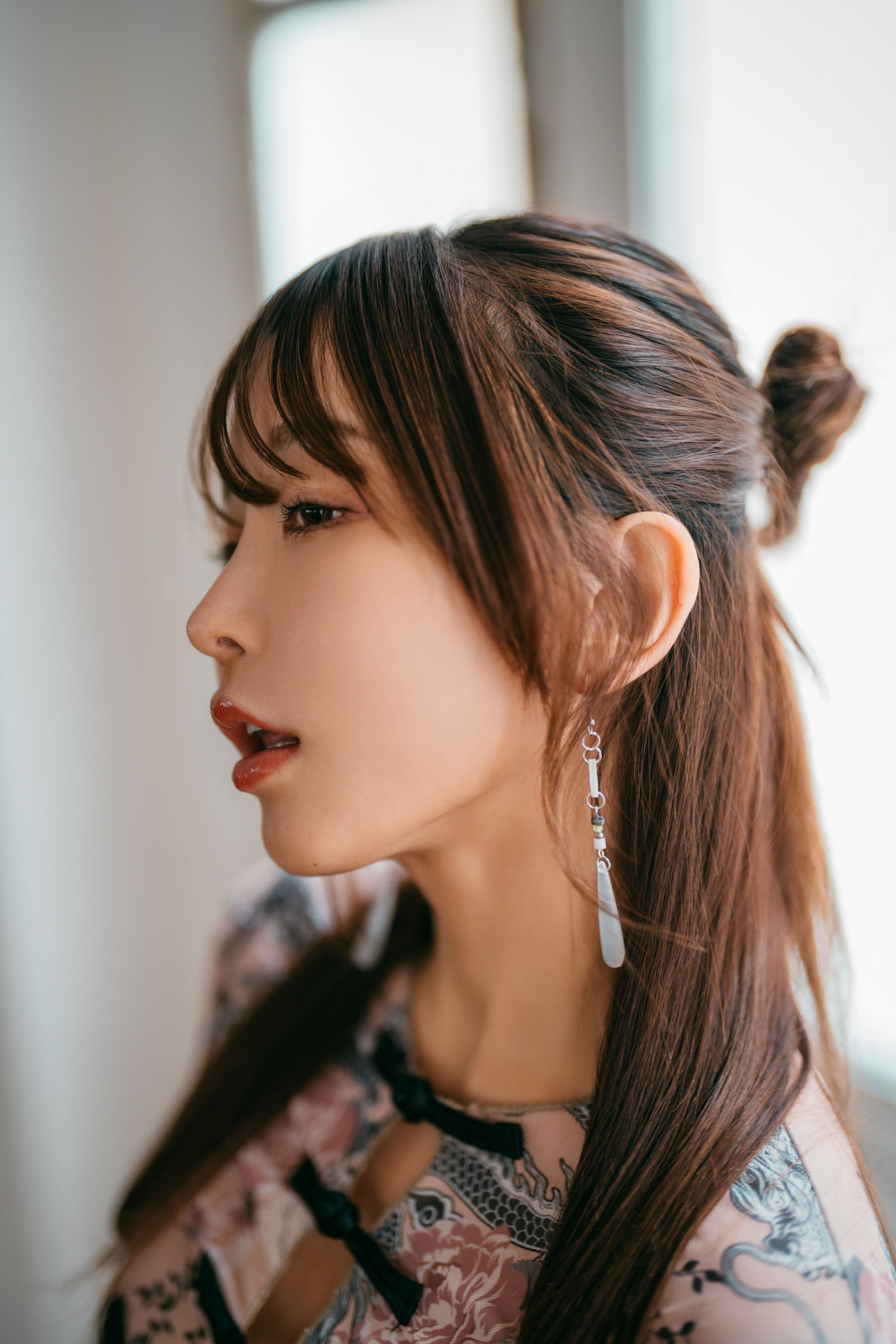 いくみ – (193iKkyu3) [Fantia] 2024年08月 Chinese-Style Blouse - 图片05