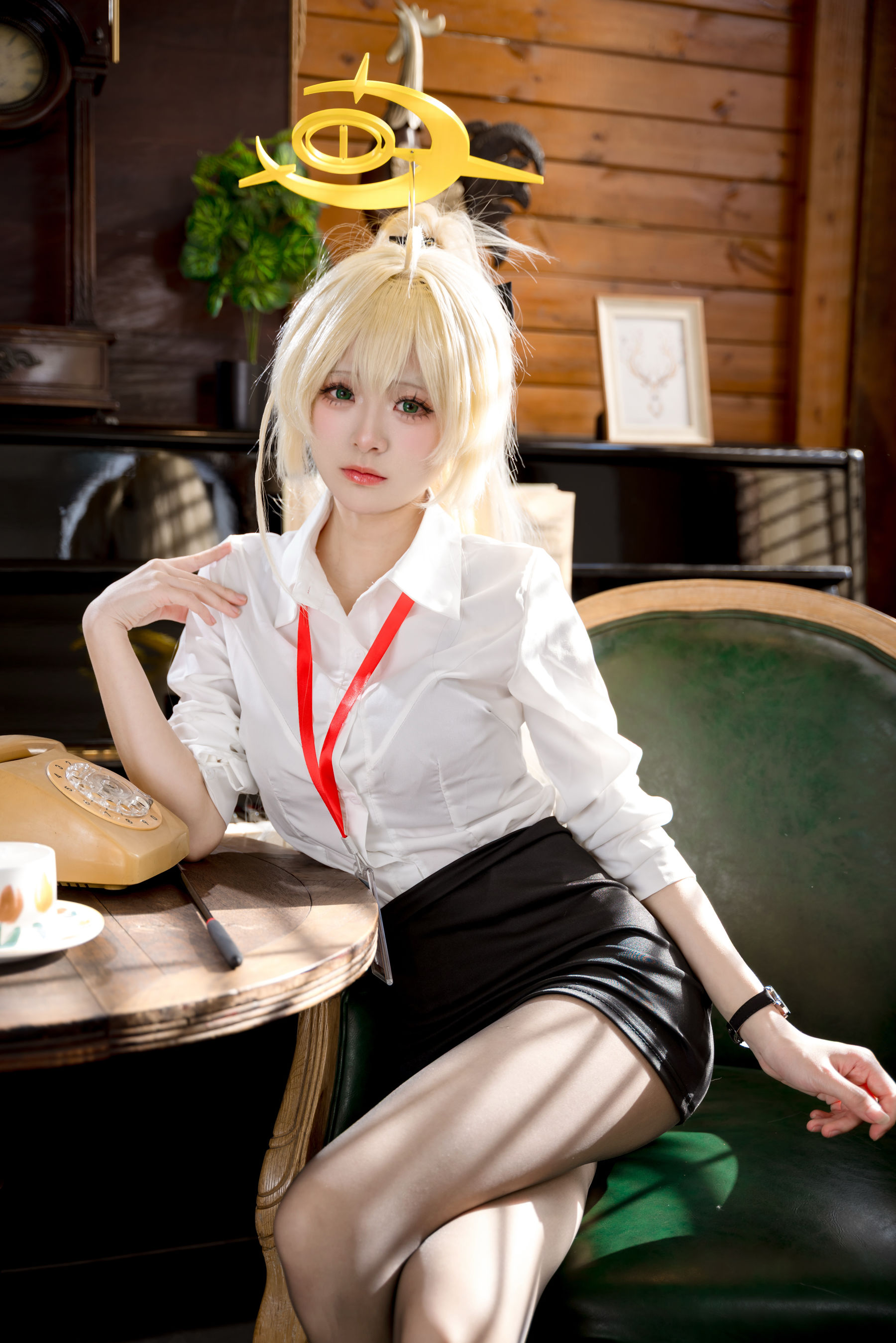九柒喵 - 笑面教授OL制服 - 图片07