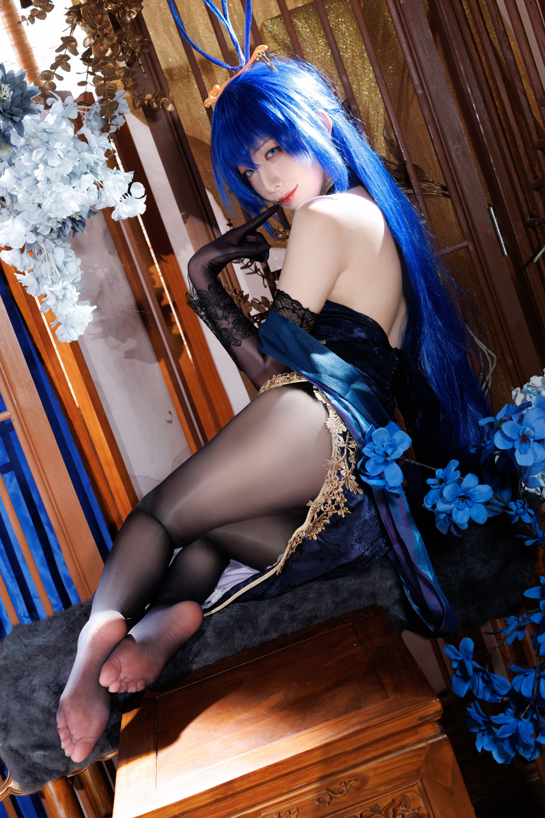 动漫博主 封疆疆v - 新泽西旗袍 - 图片09