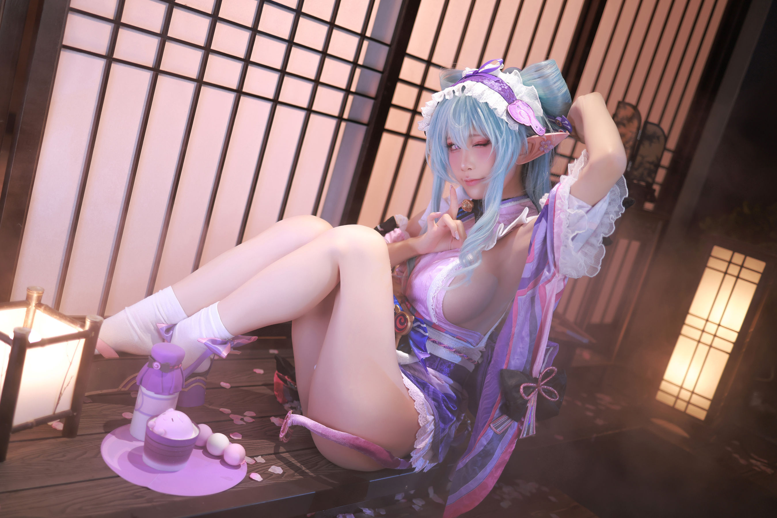 动漫博主 水淼aqua - 梦见月瑞希（原神） - 图片06