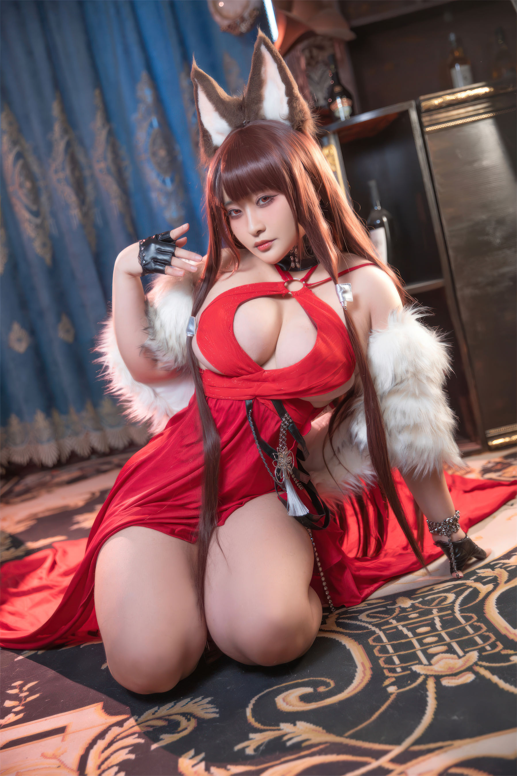动漫博主 洛璃LoLiSAMA - 碧蓝航线 赤城 礼服 - 图片04