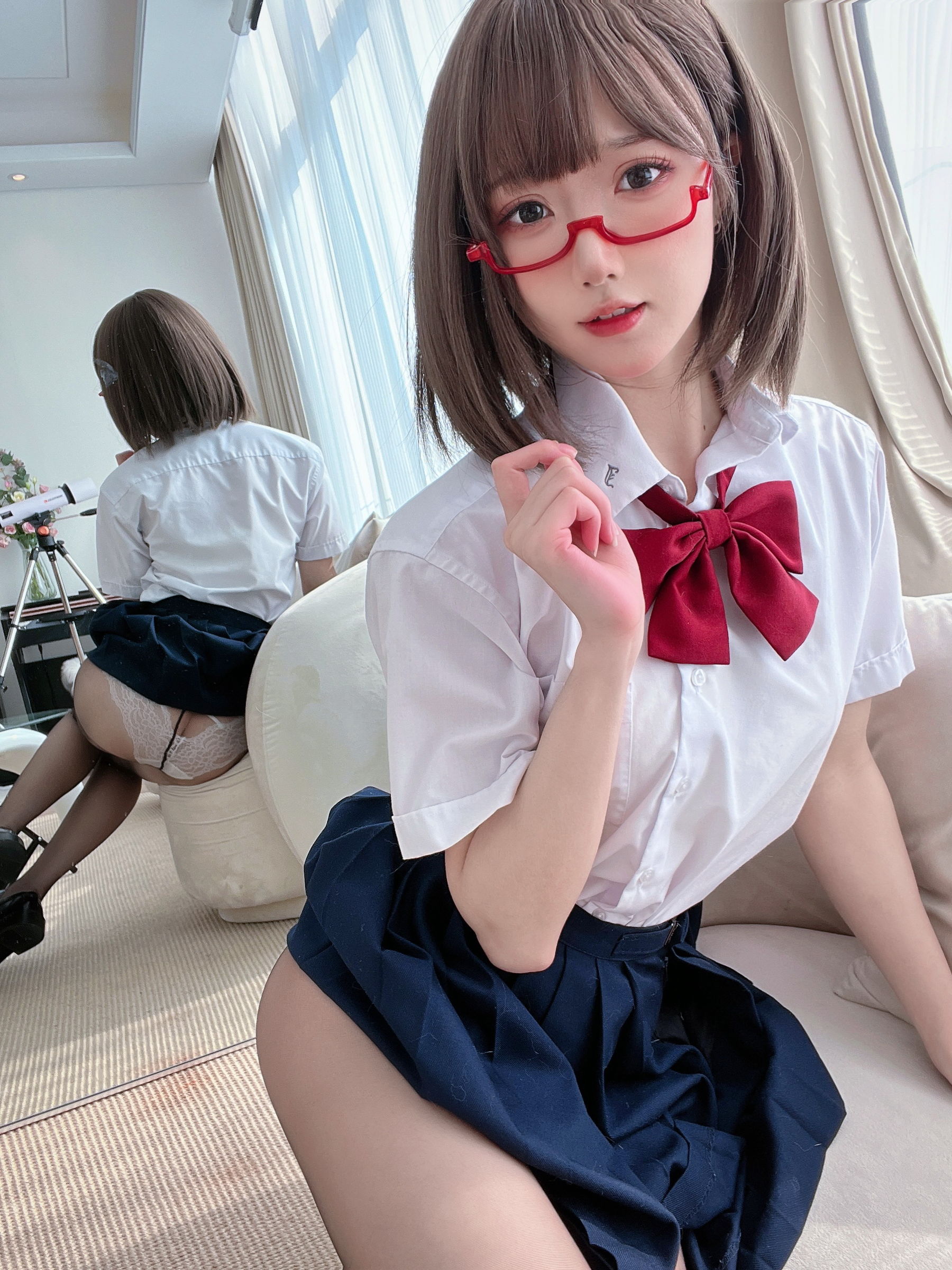 动漫博主 阿包也是兔娘 - Jk学妹 - 图片02