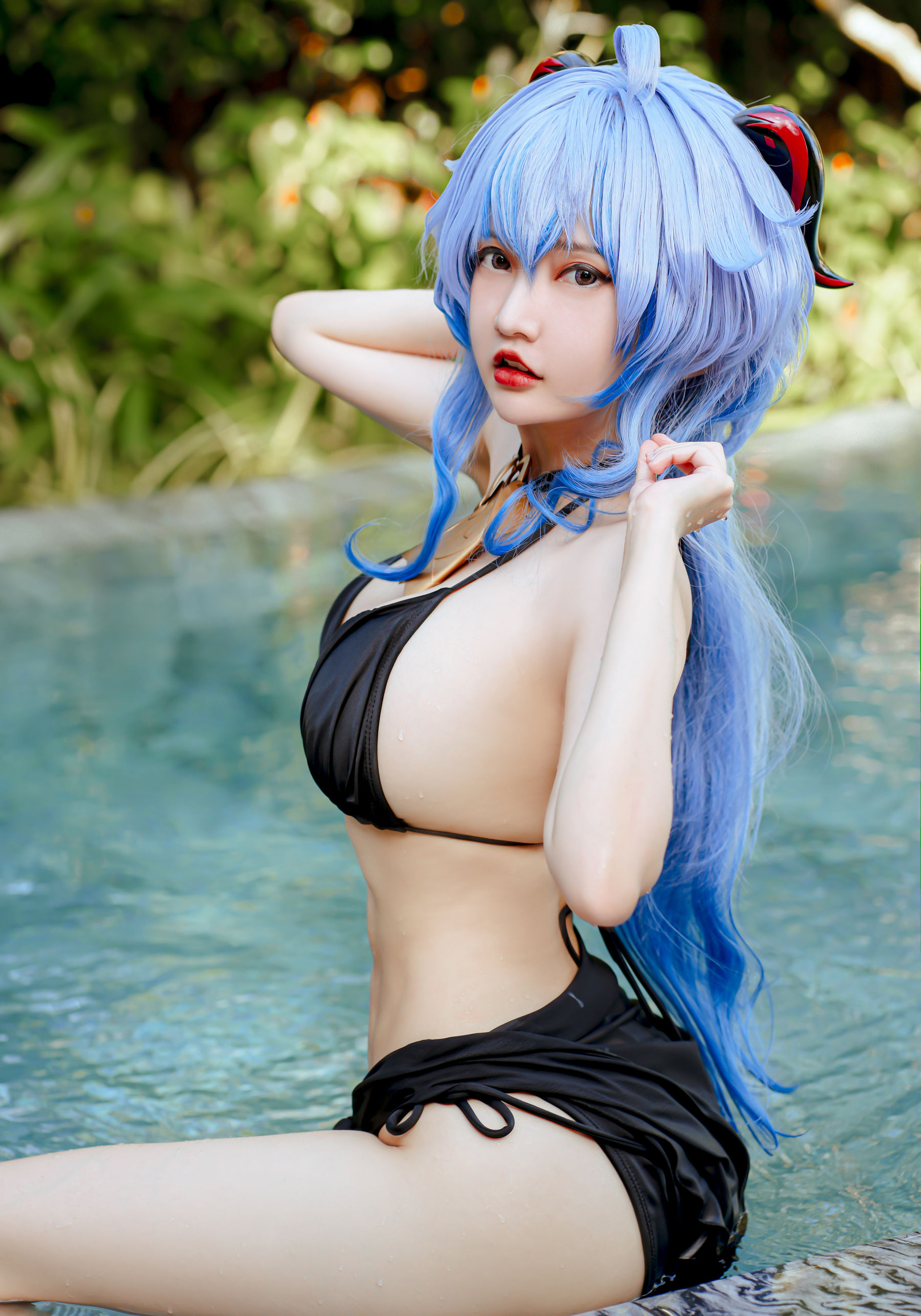 Coser小姐姐Potato Godzilla - Ganyu Bikini - 图片06