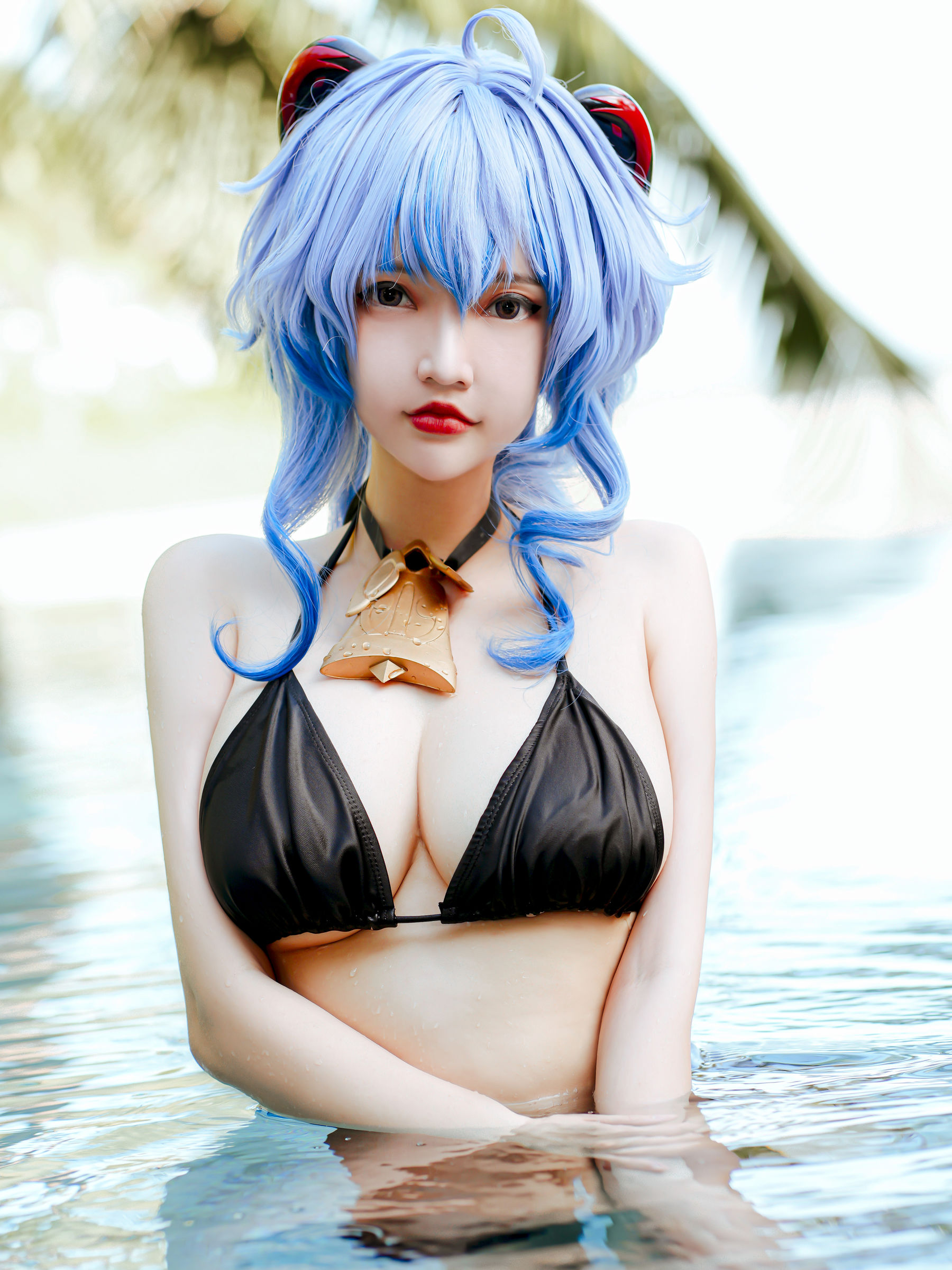 Coser小姐姐Potato Godzilla - Ganyu Bikini - 图片07