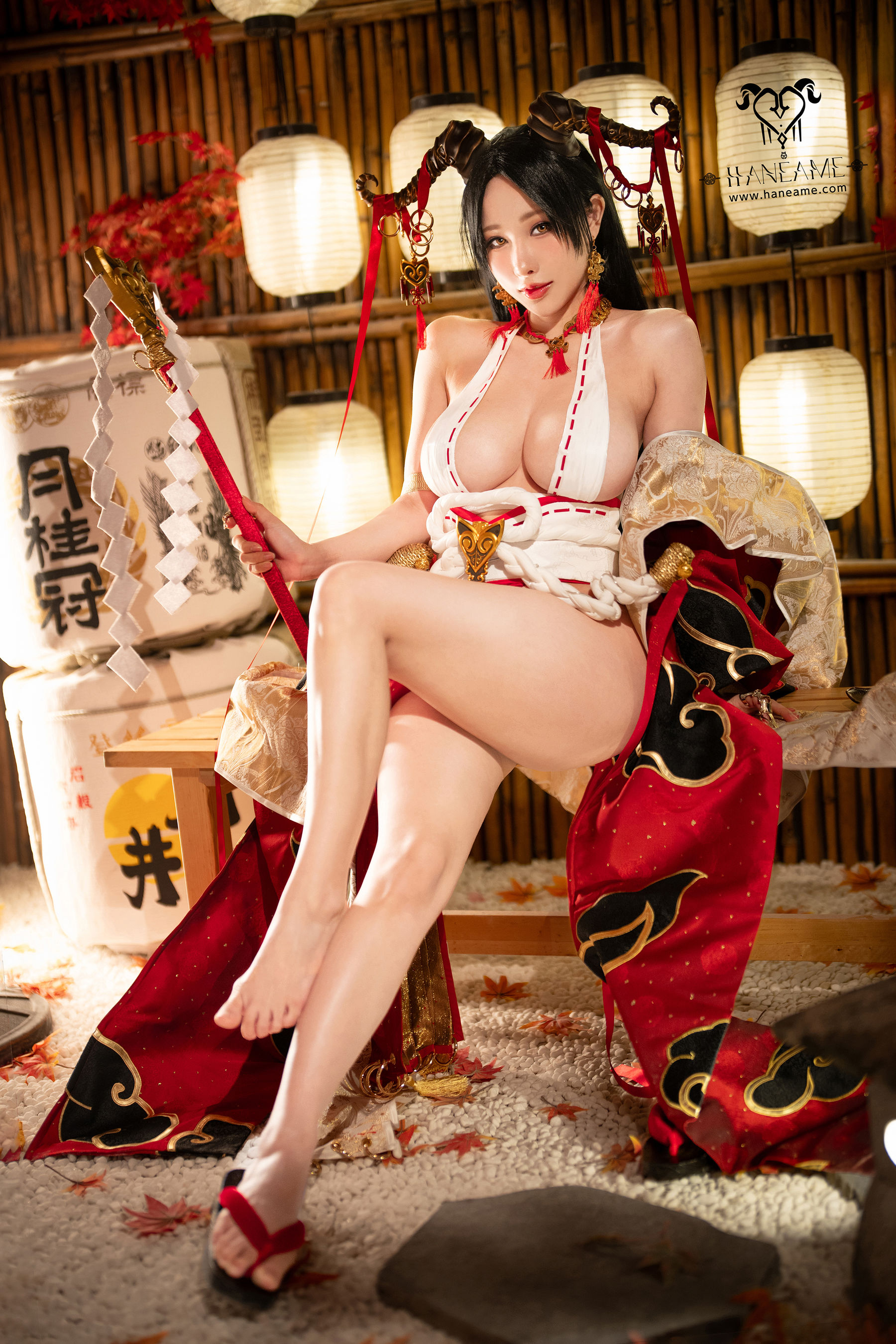 Hane Ame 雨波写真 - 邪羊巫女 - 图片05
