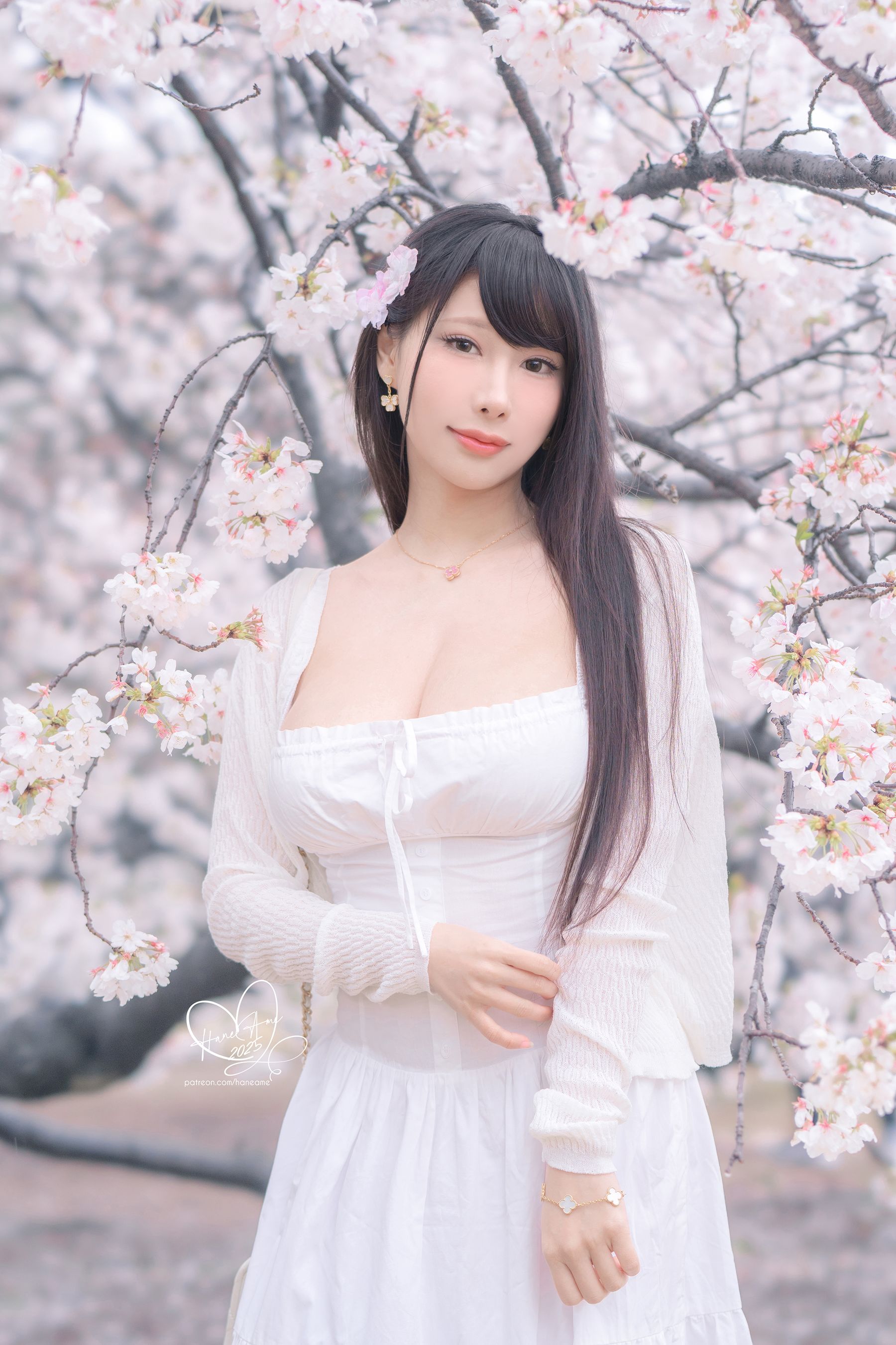 Hane Ame 雨波写真 - 雨樱下的约定 - 图片01
