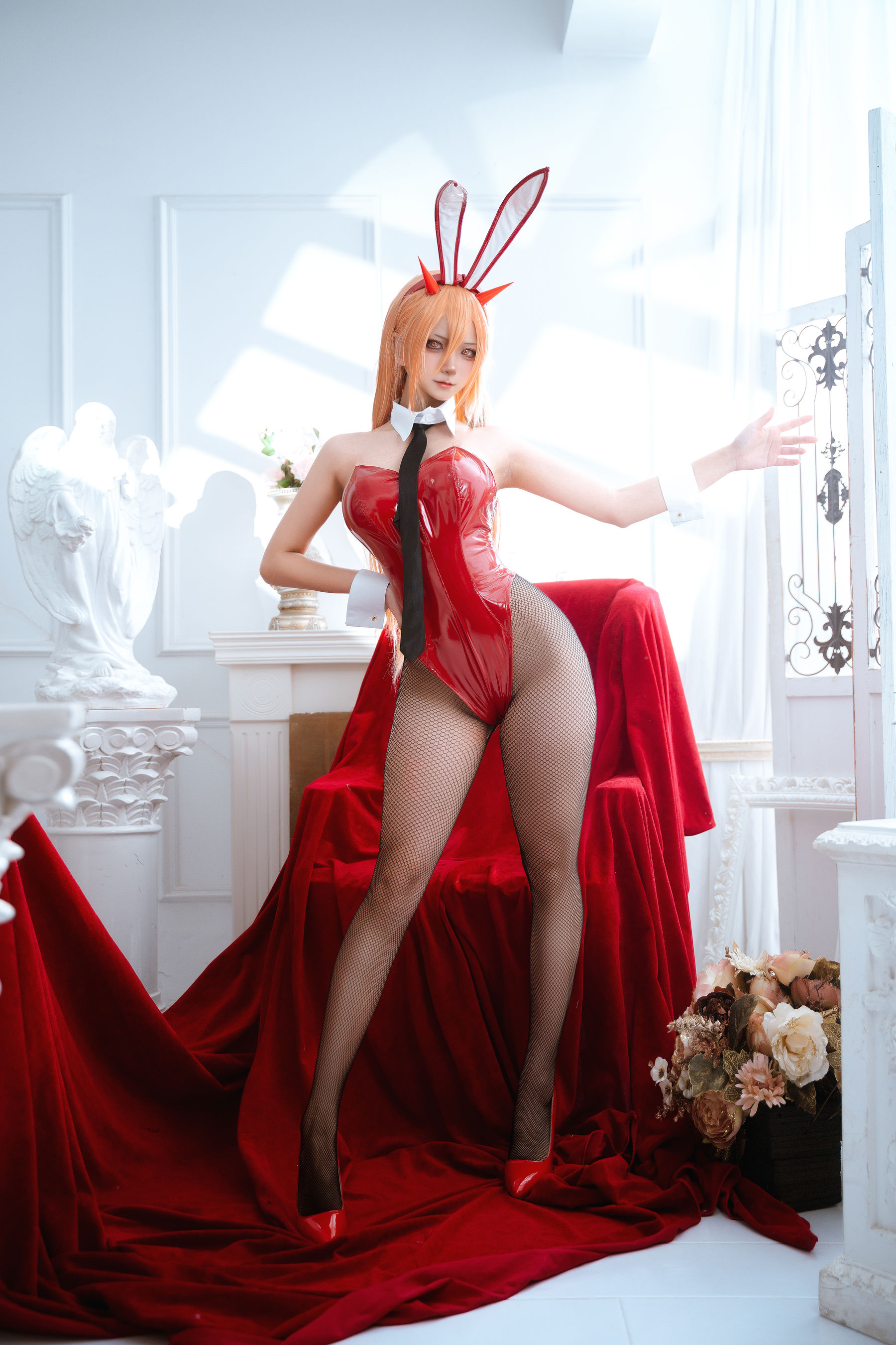 Seya-狮砸 - 电锯人 帕瓦&玛奇玛 兔女郎 - 图片05