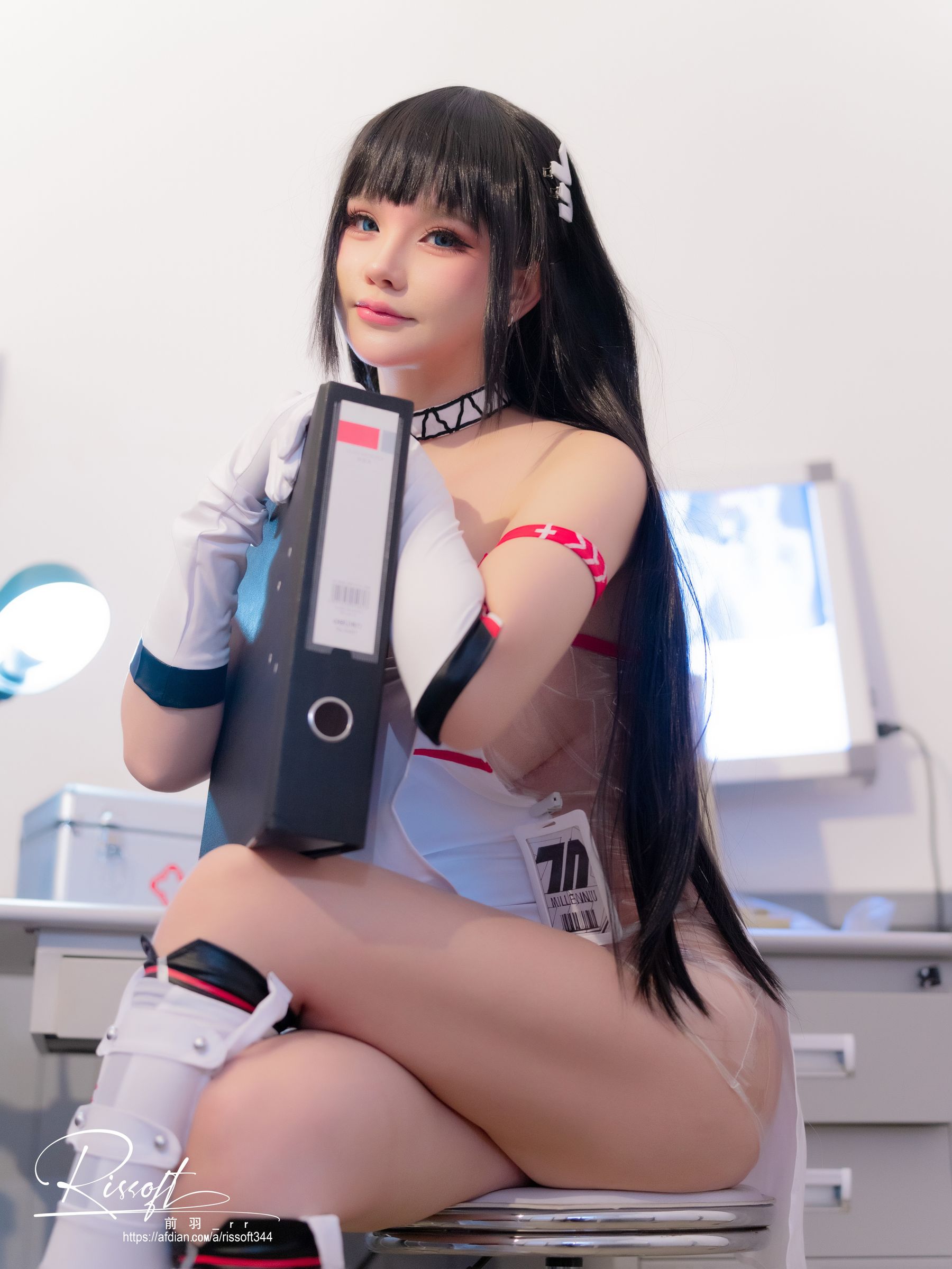 前羽_rr - 調月リオ Nurse .ver - ブルーアーカイブ - 图片03