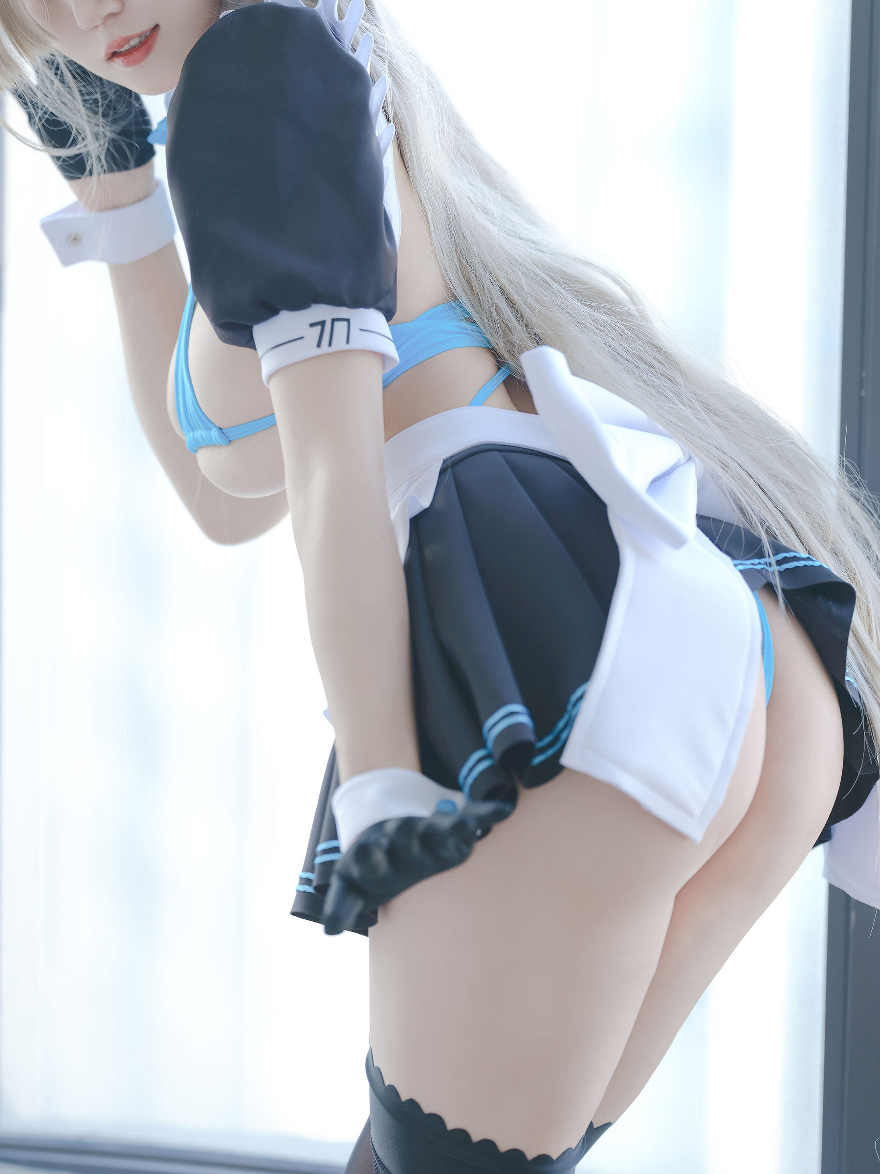 动漫博主小仓千代w - 蔚蓝档案 一之濑明日奈 女仆 - 图片04