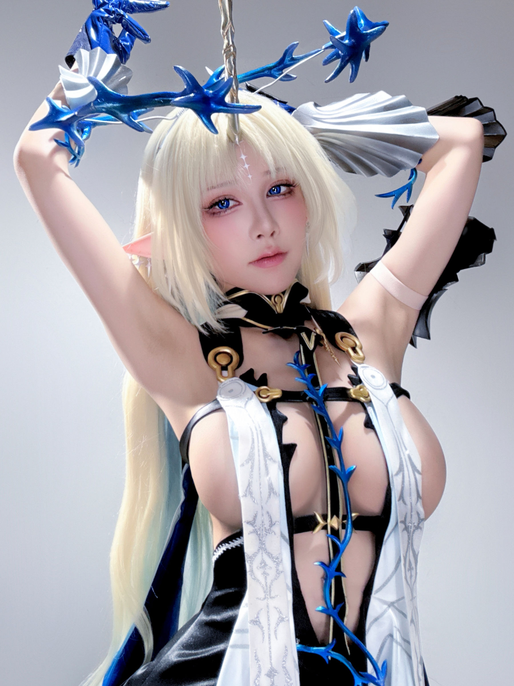 动漫博主水淼aqua - 芙露德莉斯 Fleurdelys 自拍 - 图片08