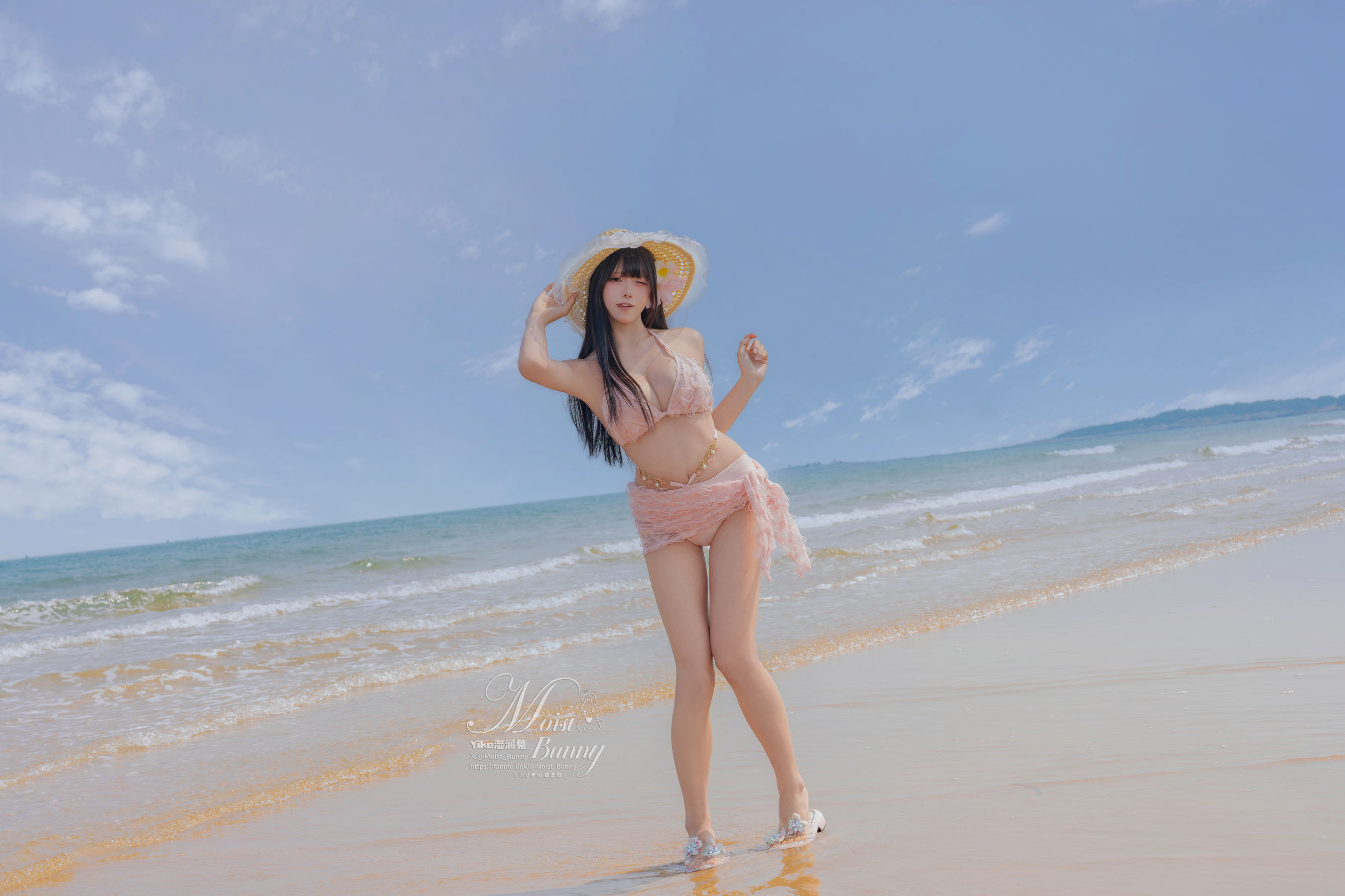 咬一口兔娘 - 粉红假日 - 图片01